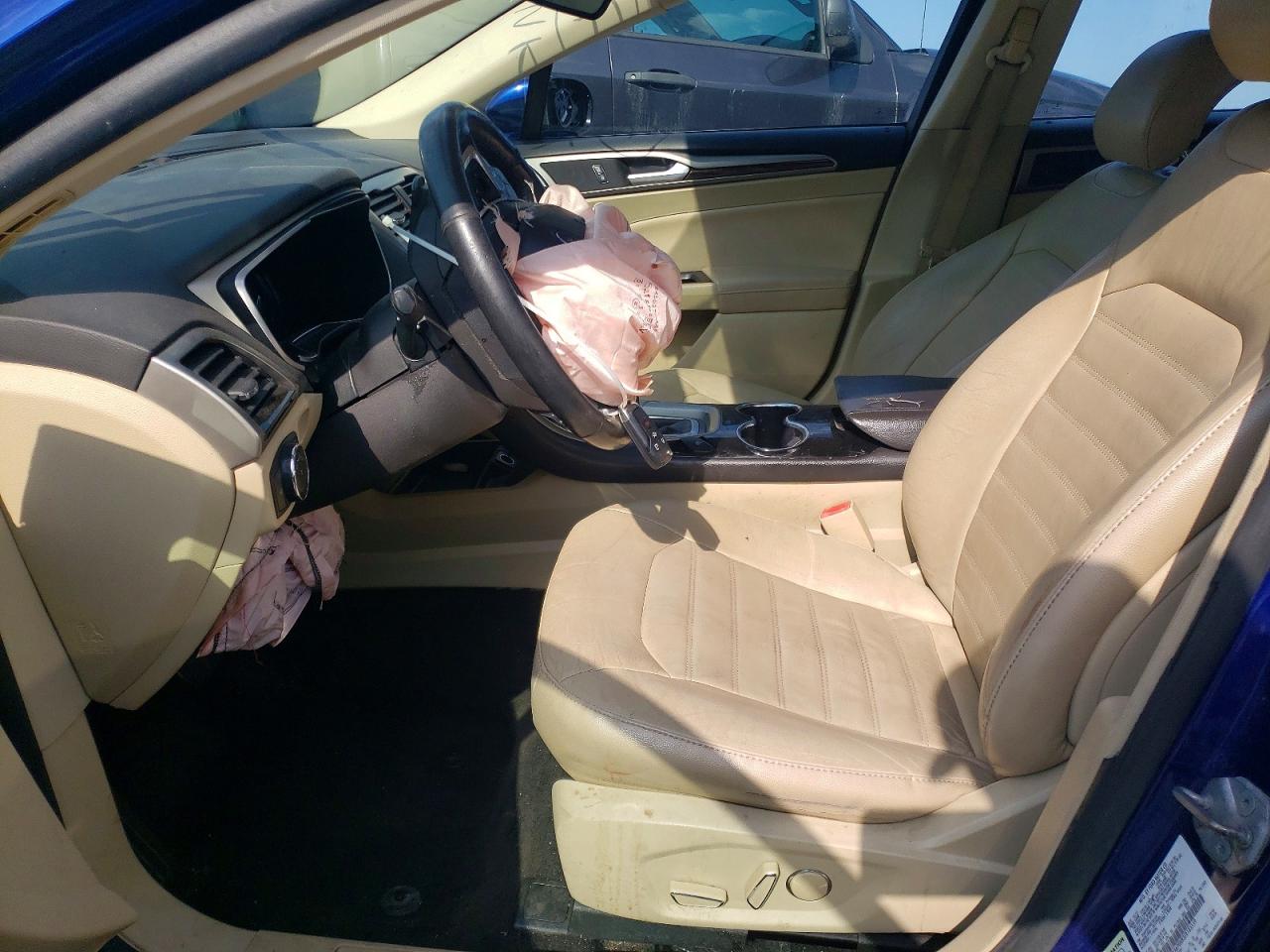 2014 Ford Fusion Se Blue vin: 3FA6P0H93ER183559
