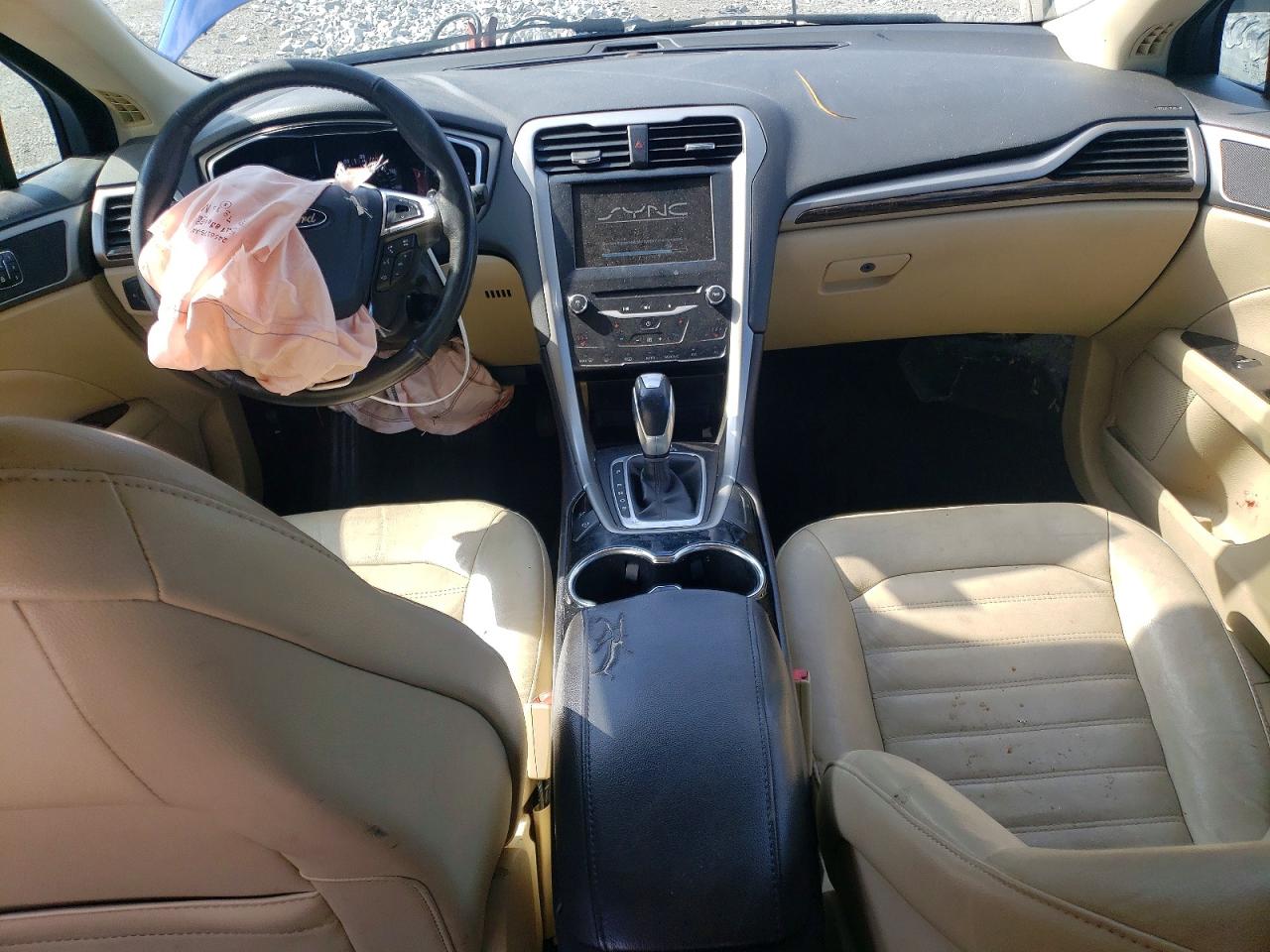 2014 Ford Fusion Se Blue vin: 3FA6P0H93ER183559