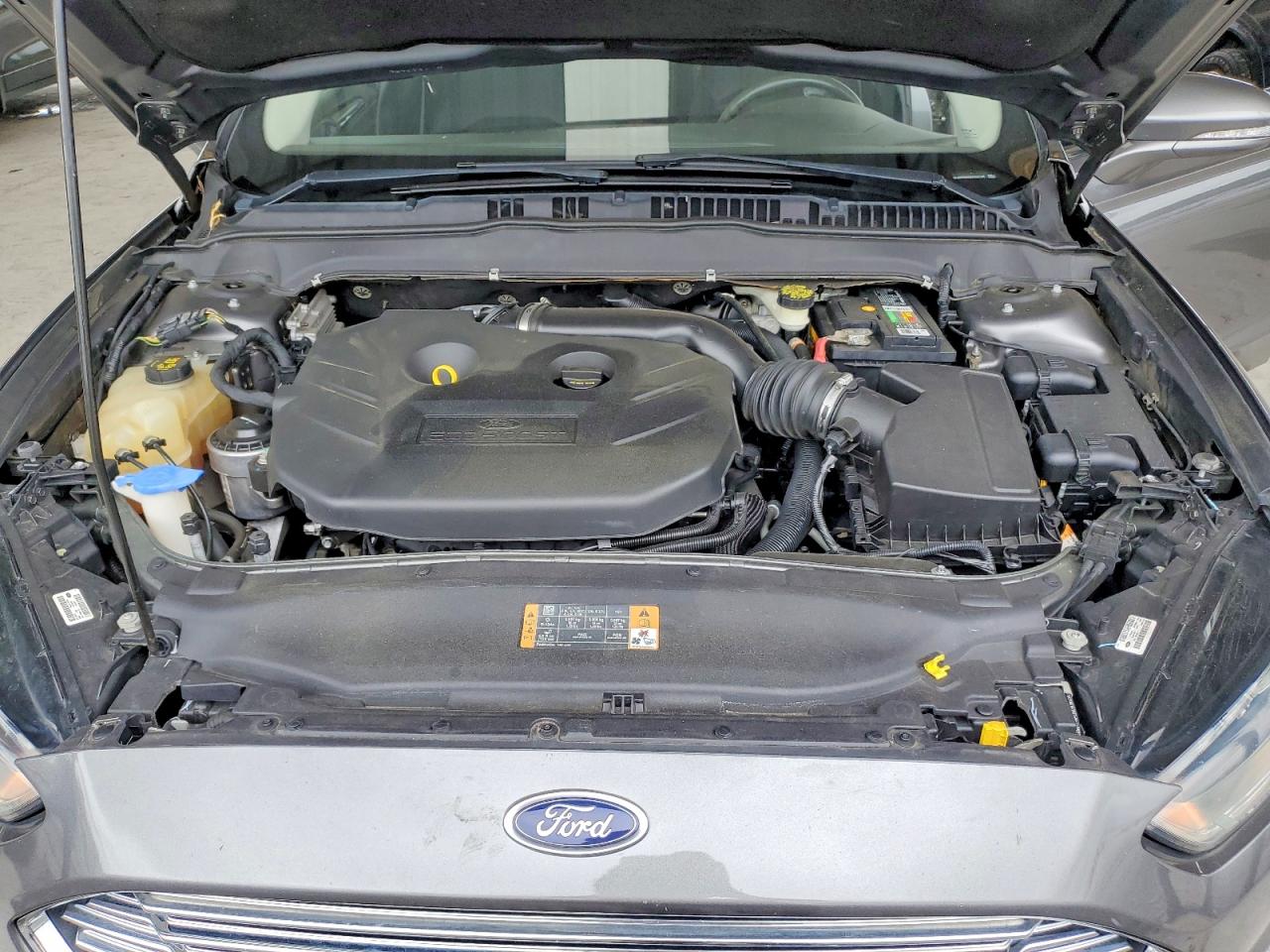 2014 Ford Fusion Gray vin: 3FA6P0H93ER252136