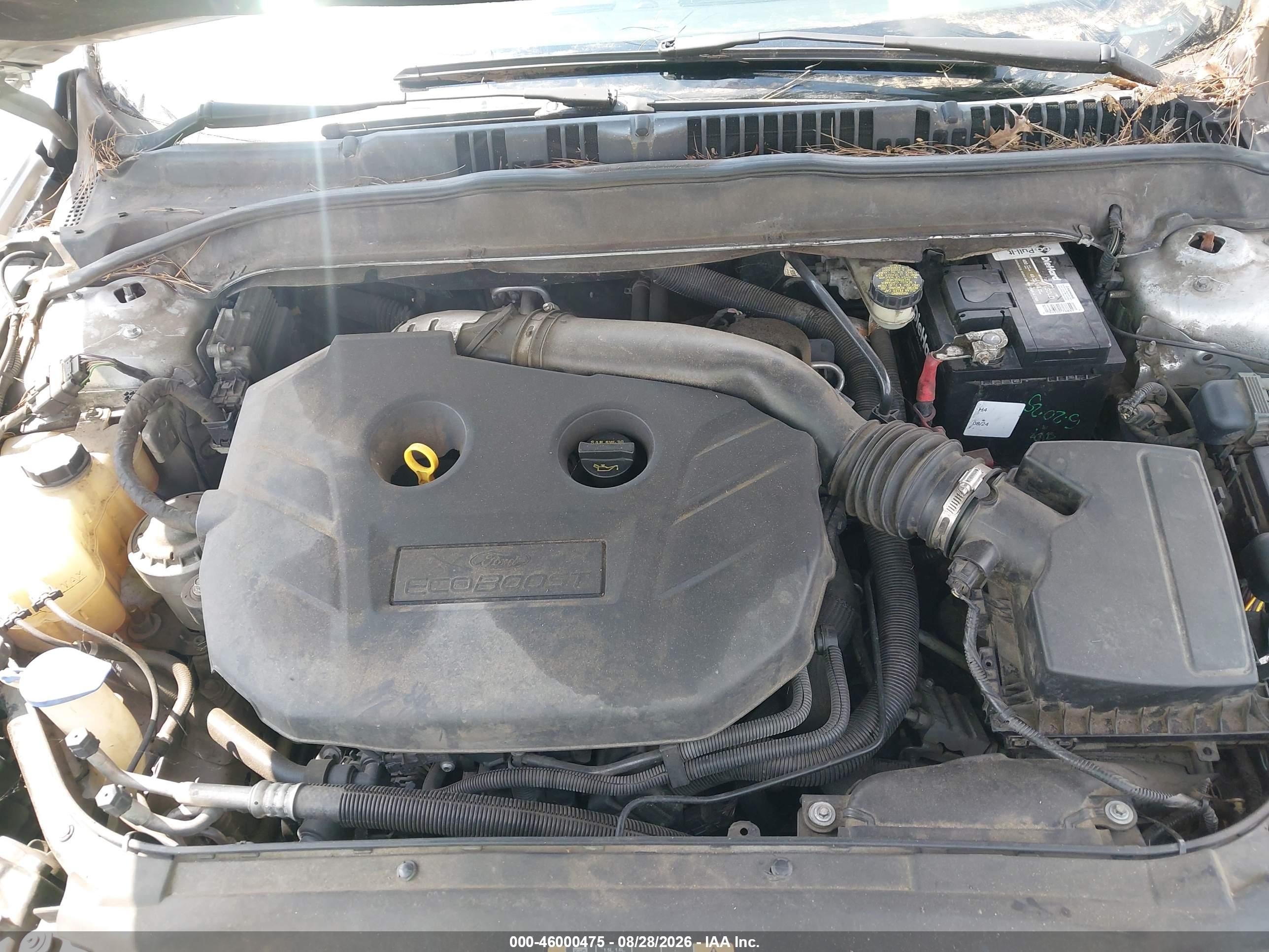 2014 Ford Fusion Se Silver vin: 3FA6P0H93ER257675