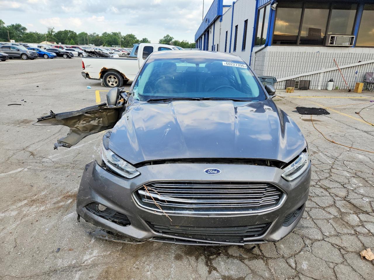2014 Ford Fusion Se Gray vin: 3FA6P0H93ER278686