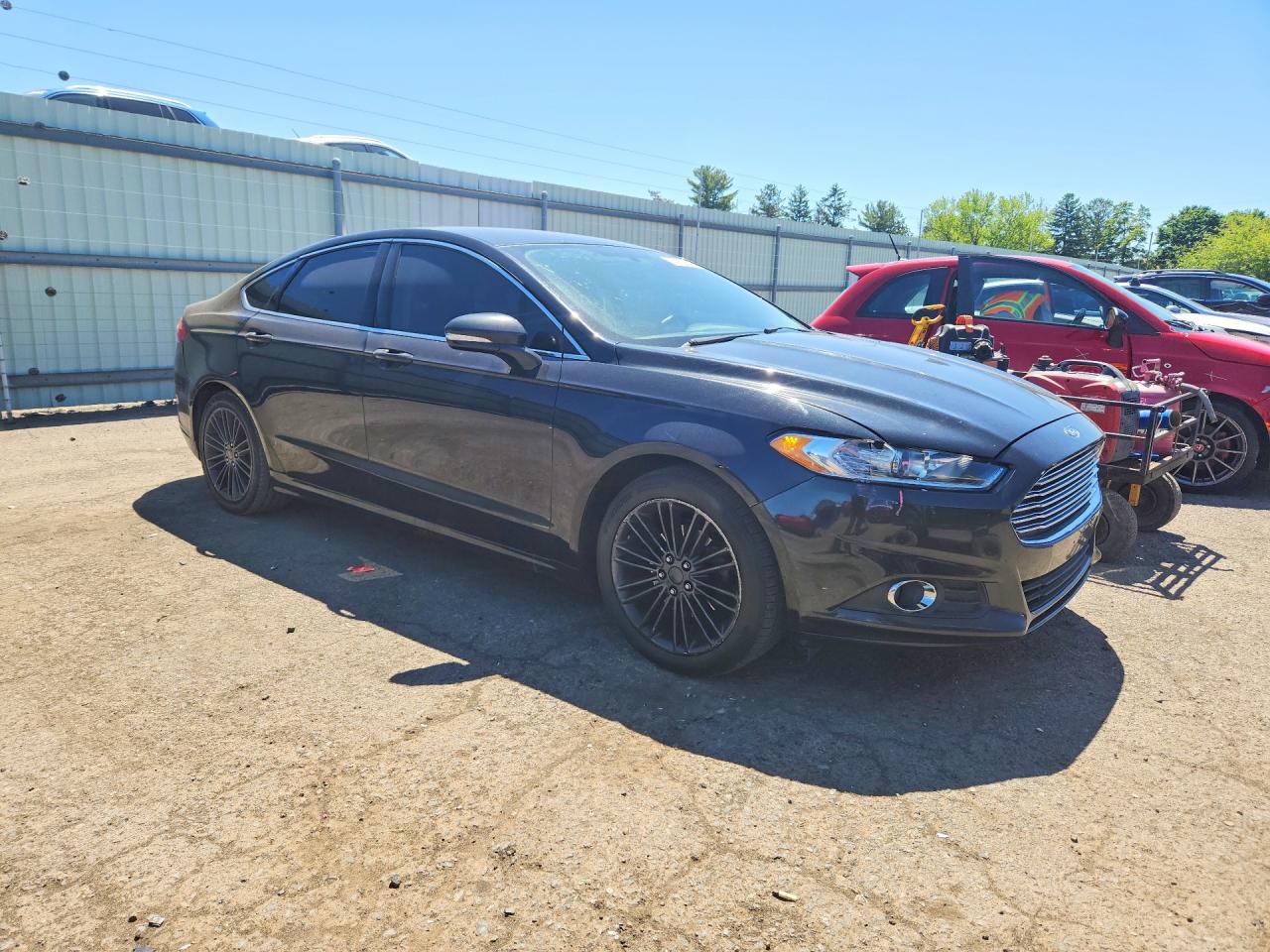 2014 Ford Fusion Se Black vin: 3FA6P0H93ER290434