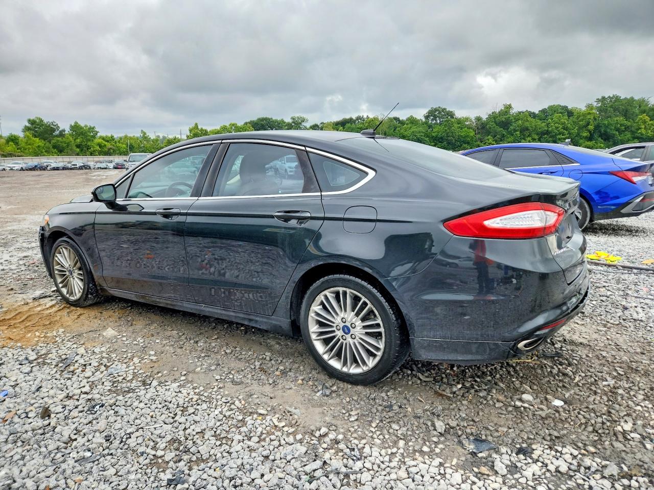 2014 Ford Fusion Se Black vin: 3FA6P0H93ER340359
