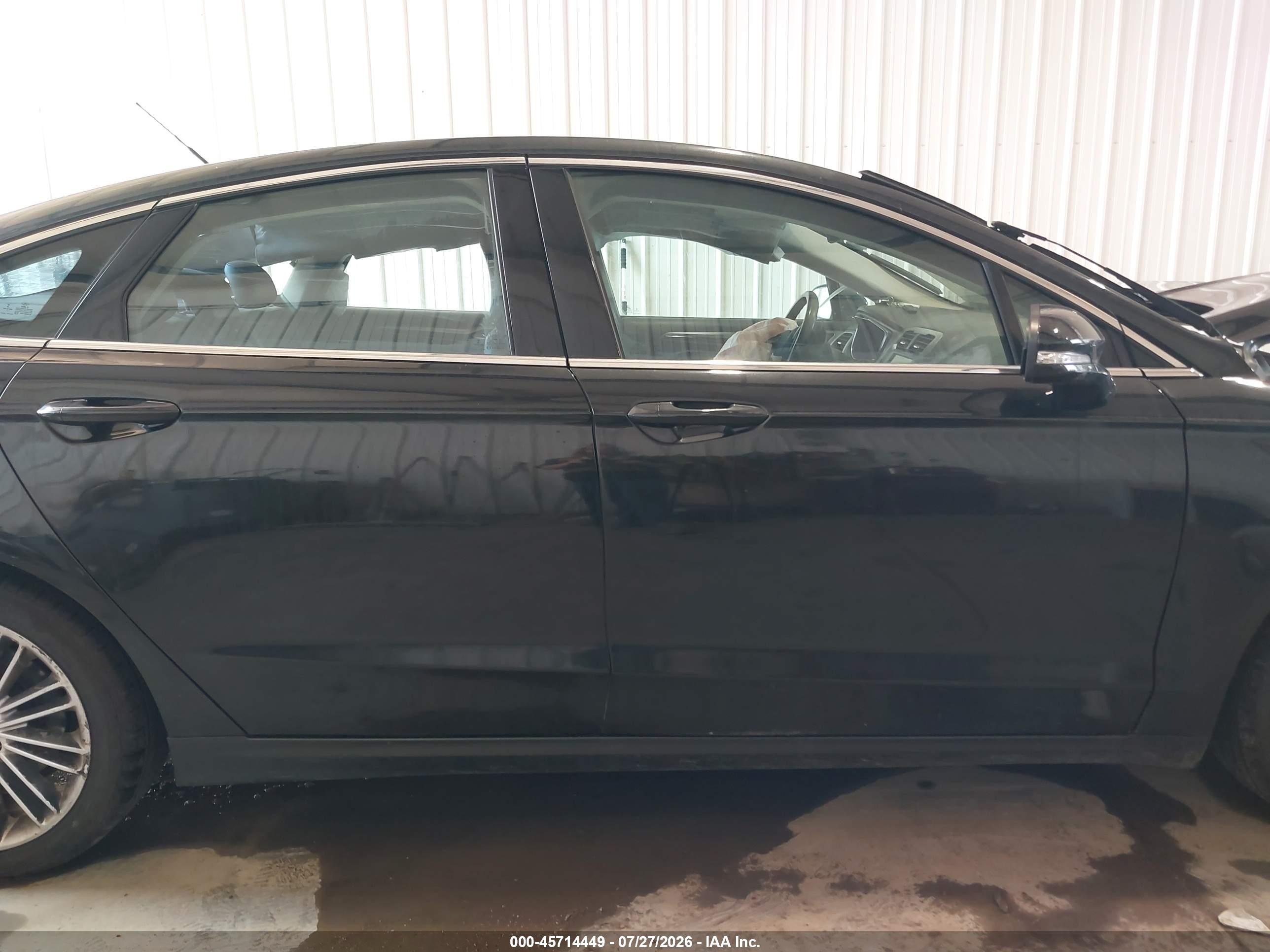 2015 Ford Fusion Se Black vin: 3FA6P0H93FR213581
