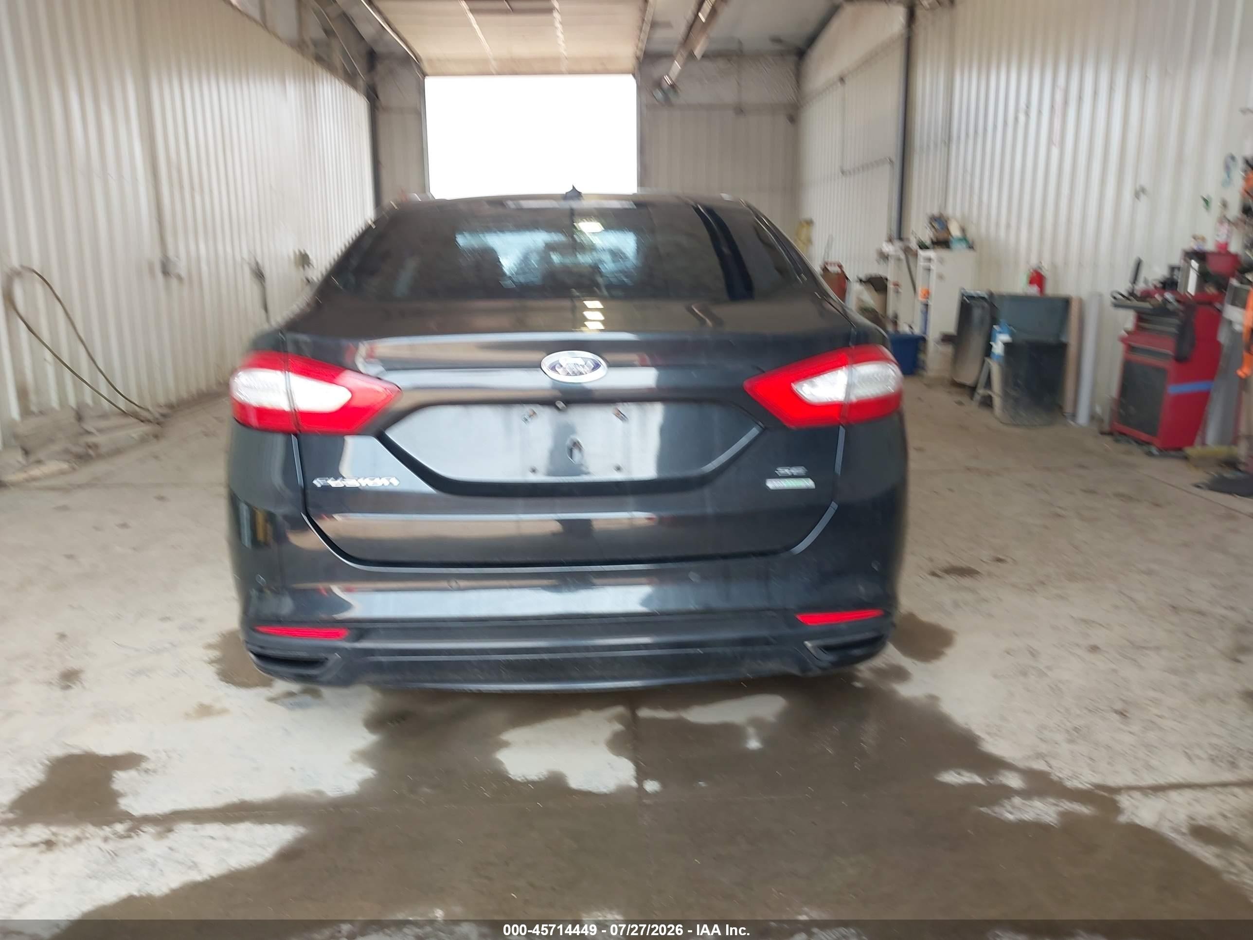 2015 Ford Fusion Se Black vin: 3FA6P0H93FR213581