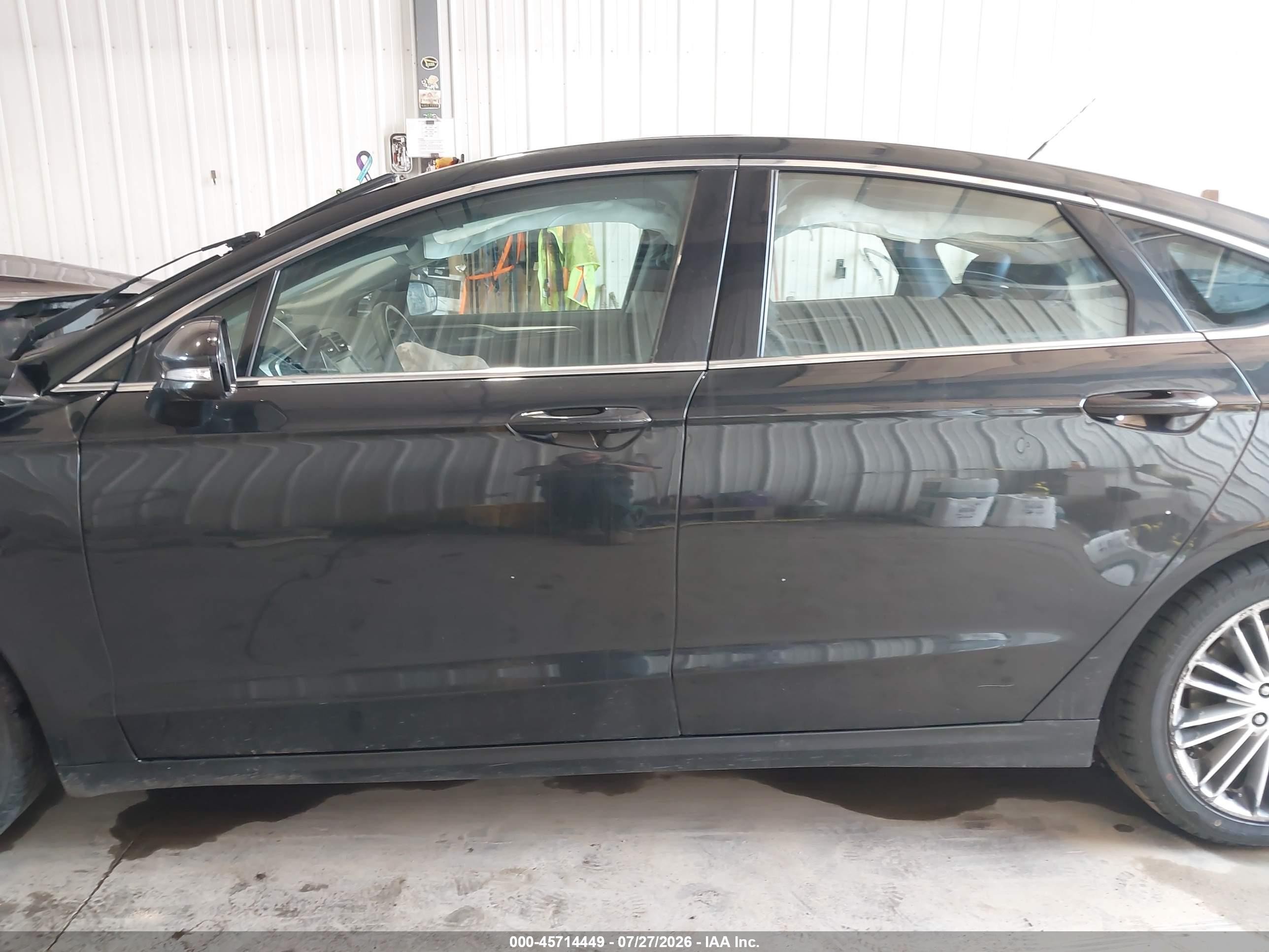2015 Ford Fusion Se Black vin: 3FA6P0H93FR213581