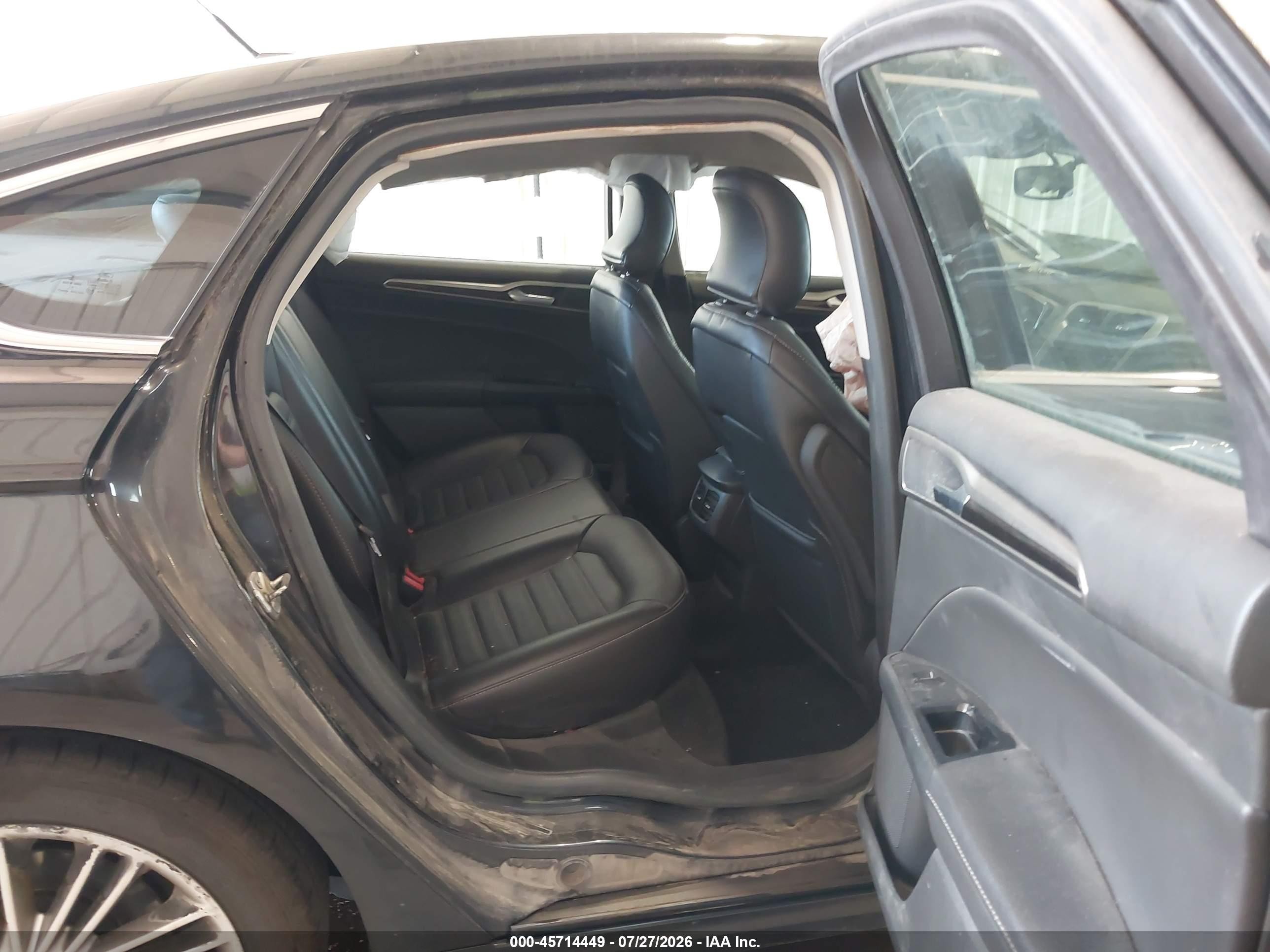 2015 Ford Fusion Se Black vin: 3FA6P0H93FR213581