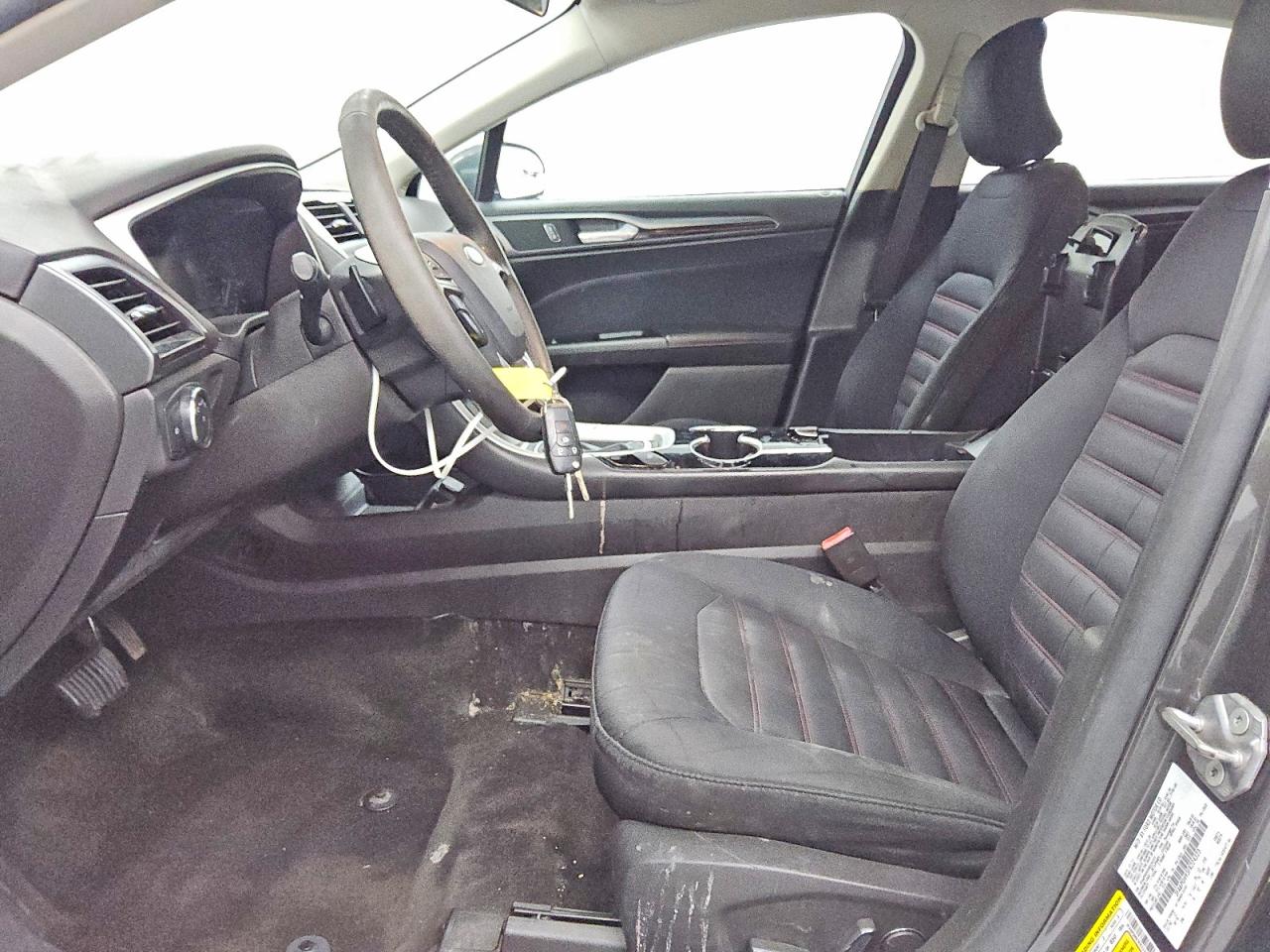 2015 Ford Fusion Se Gray vin: 3FA6P0H93FR224323