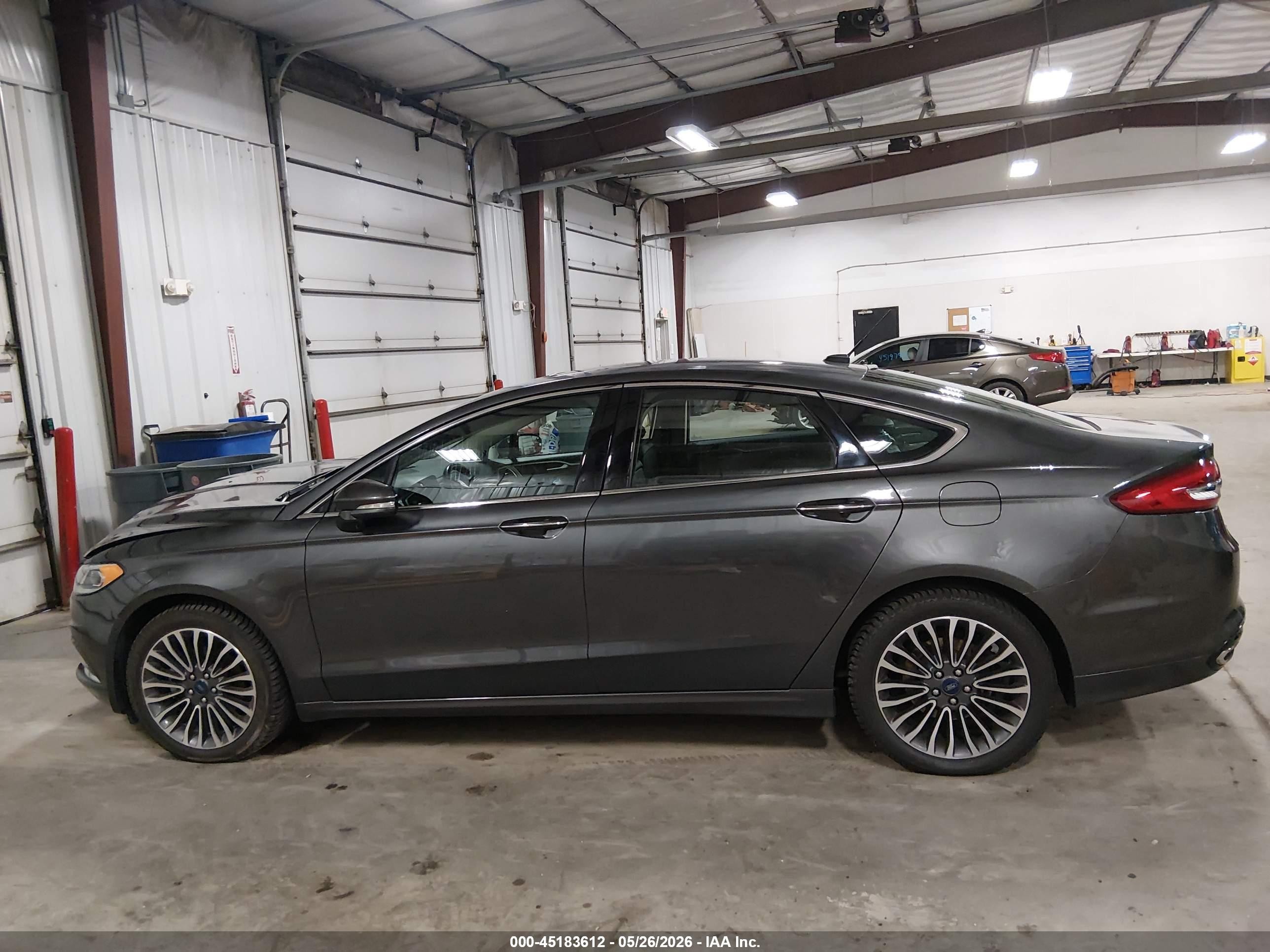 2017 Ford Fusion Se Gray vin: 3FA6P0H93HR193917