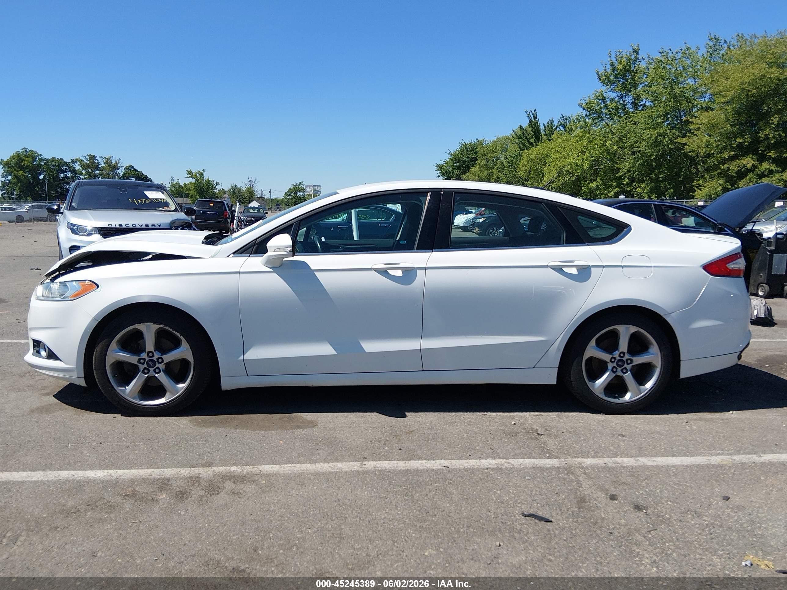 2014 Ford Fusion Se Белый vin: 3FA6P0H94ER188012