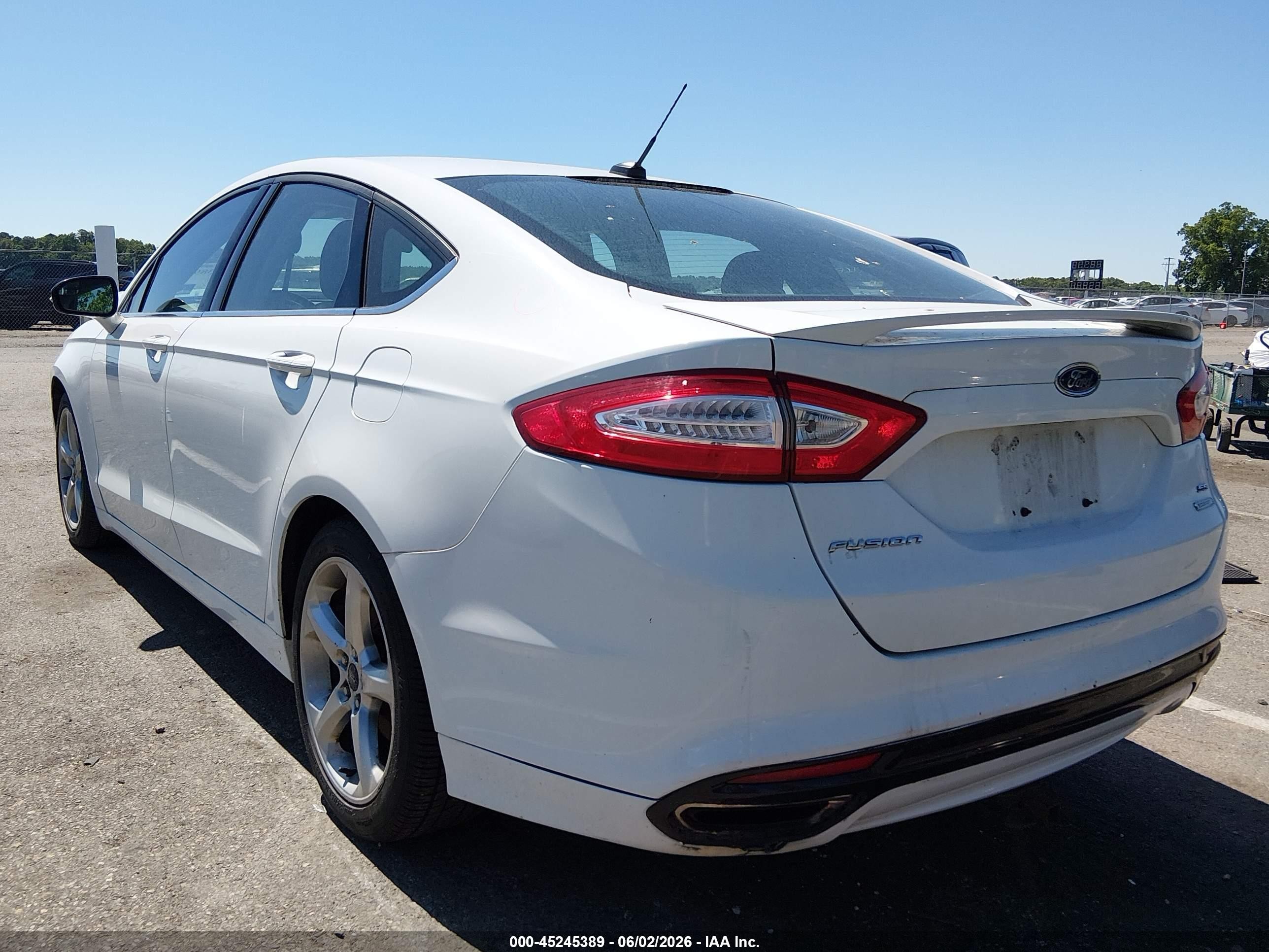 2014 Ford Fusion Se Белый vin: 3FA6P0H94ER188012