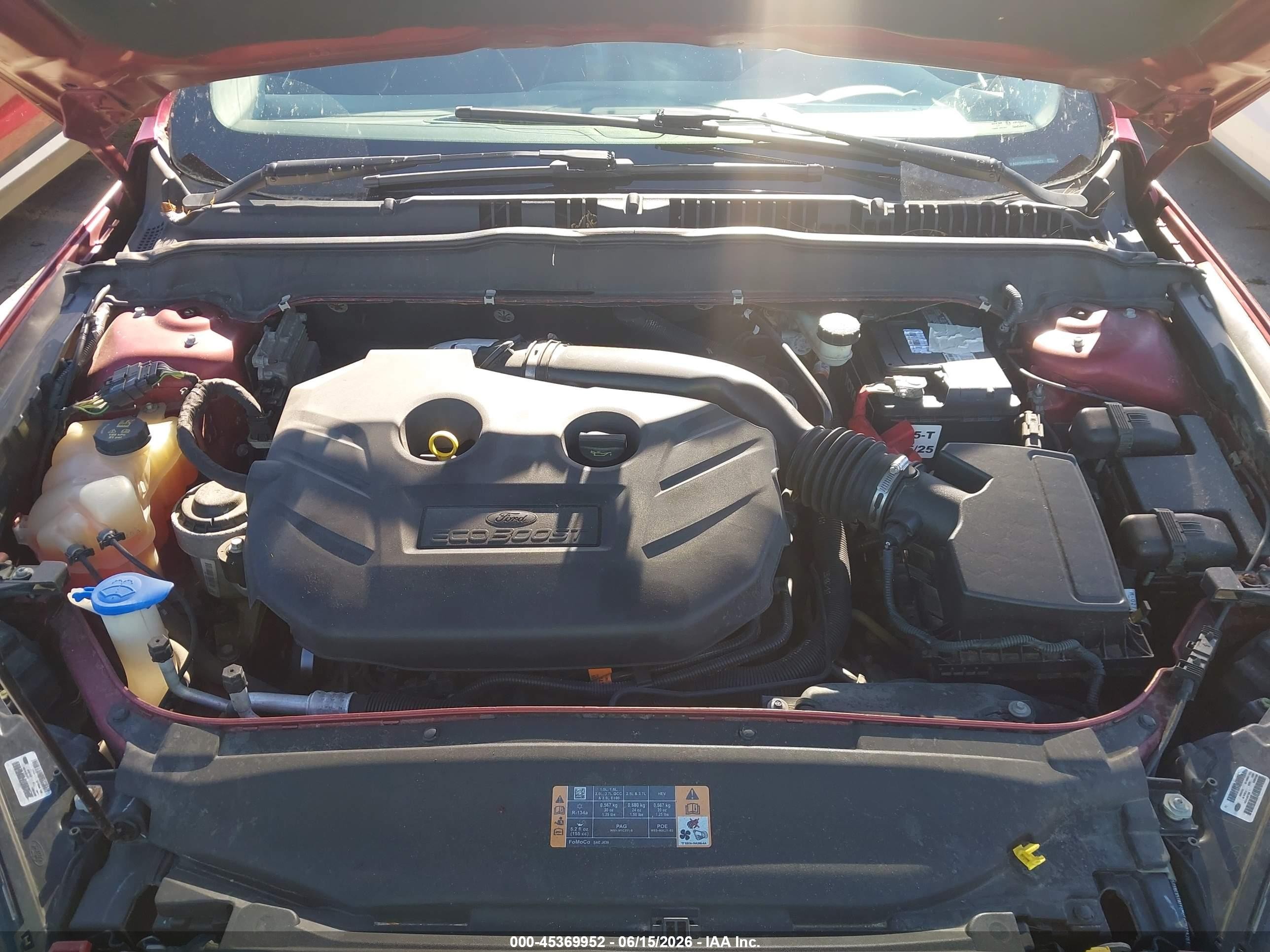 2014 Ford Fusion Se Red vin: 3FA6P0H94ER189872