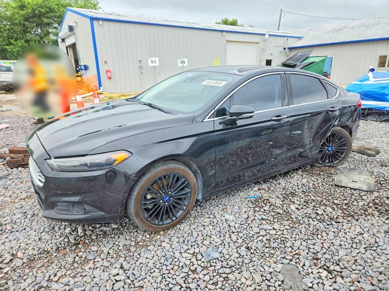 2014 Ford Fusion Se Черный vin: 3FA6P0H94ER218822