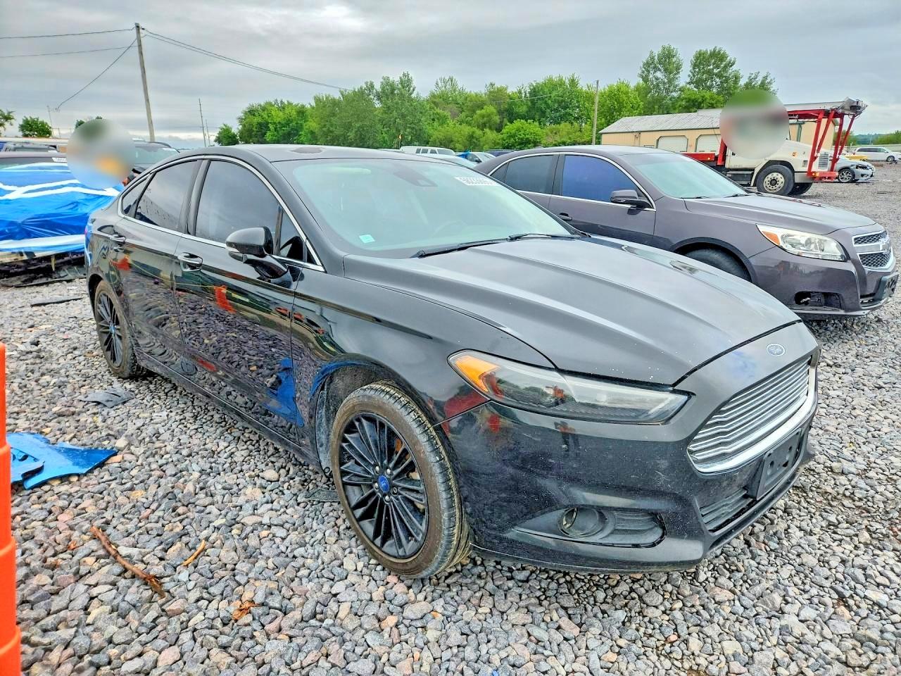 2014 Ford Fusion Se Black vin: 3FA6P0H94ER218822