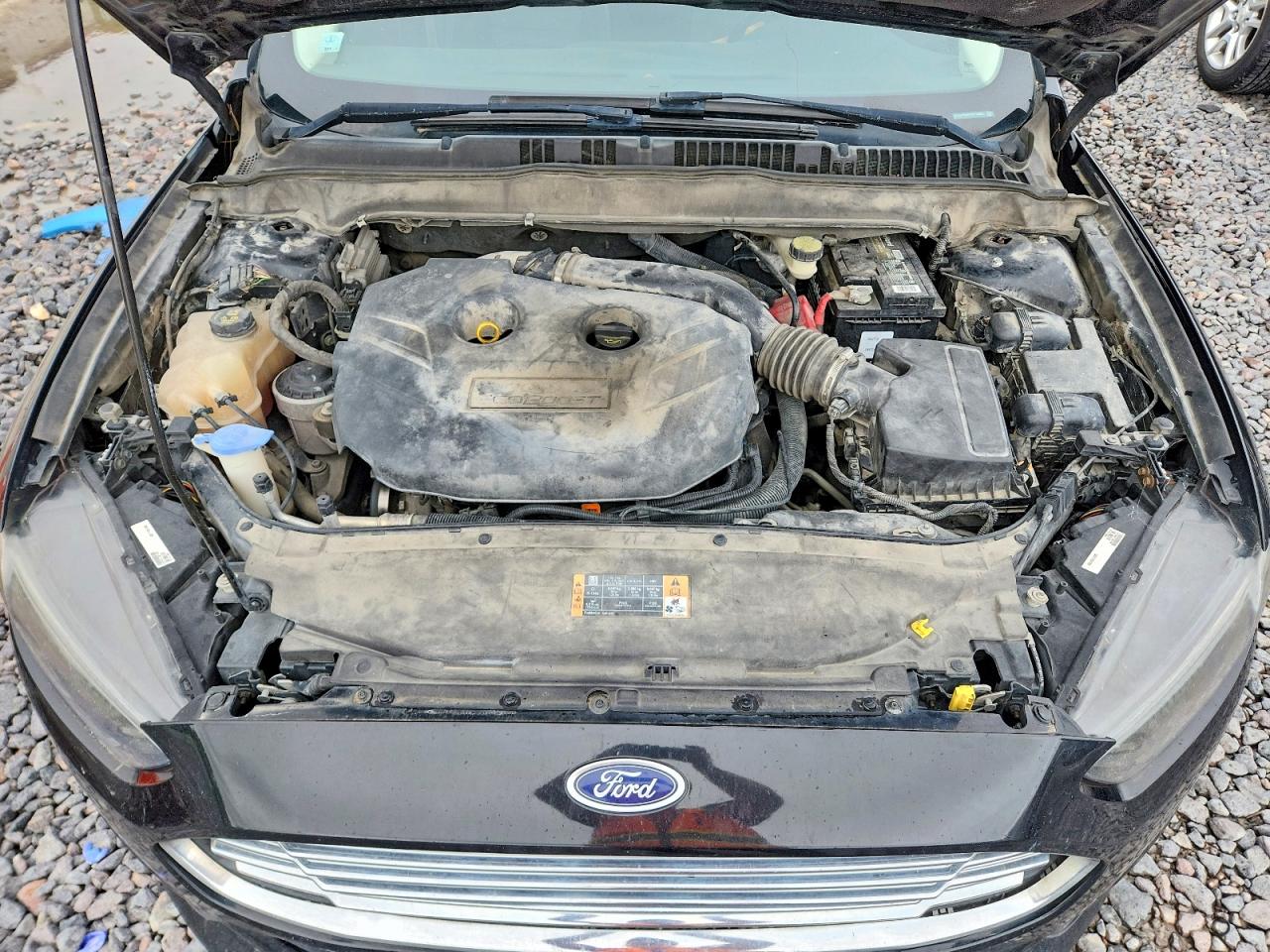 2014 Ford Fusion Se Black vin: 3FA6P0H94ER218822