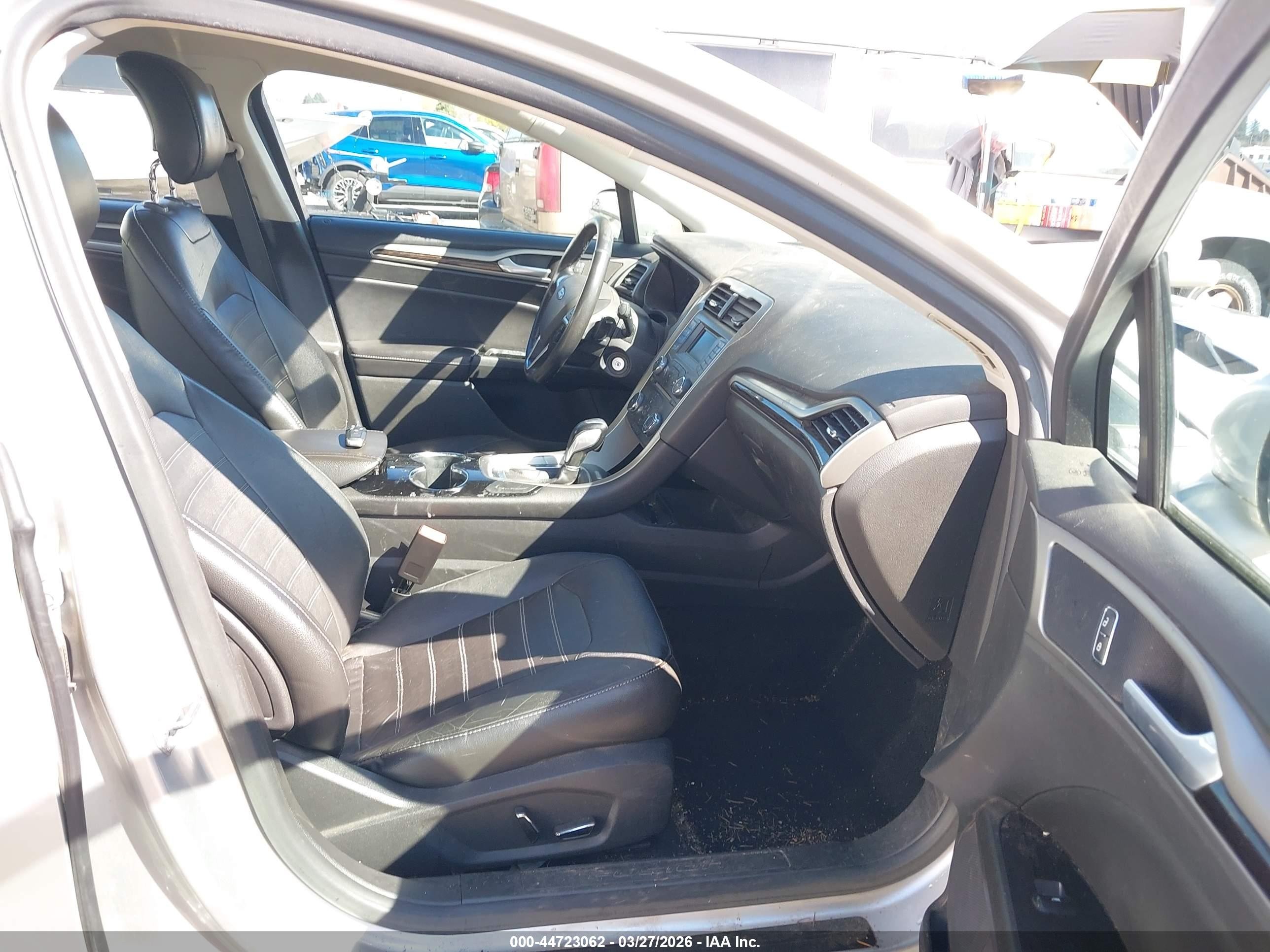 2014 Ford Fusion Se Silver vin: 3FA6P0H94ER244885