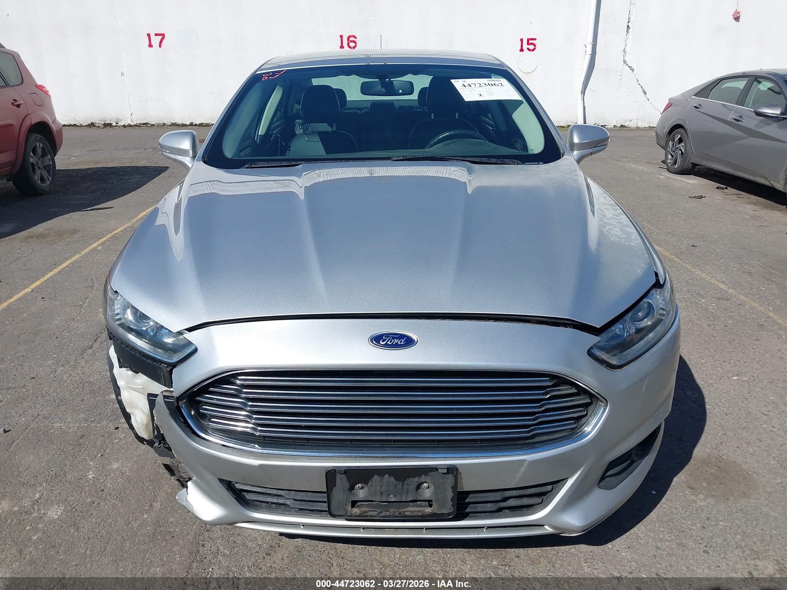 2014 Ford Fusion Se Silver vin: 3FA6P0H94ER244885