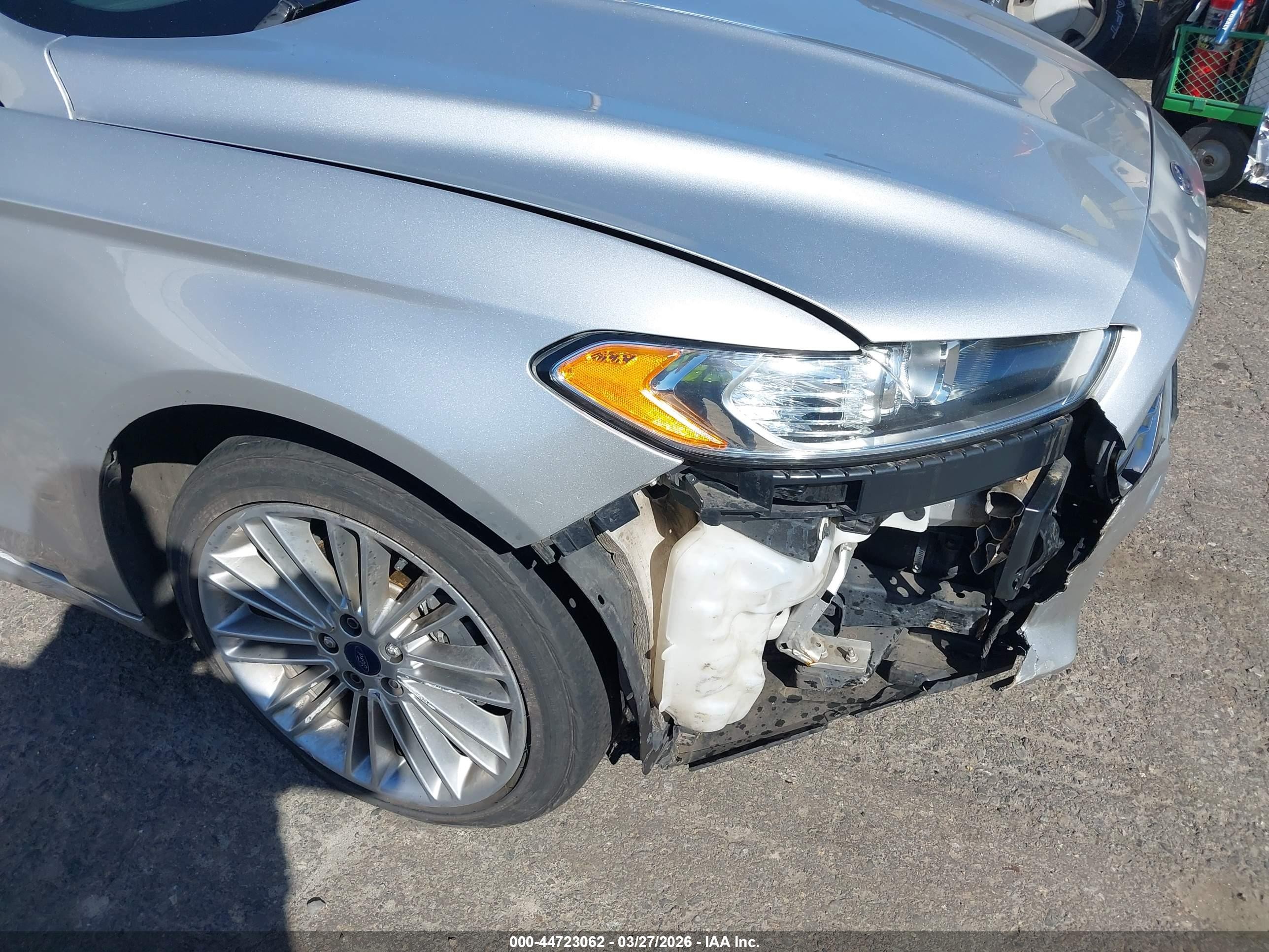 2014 Ford Fusion Se Silver vin: 3FA6P0H94ER244885