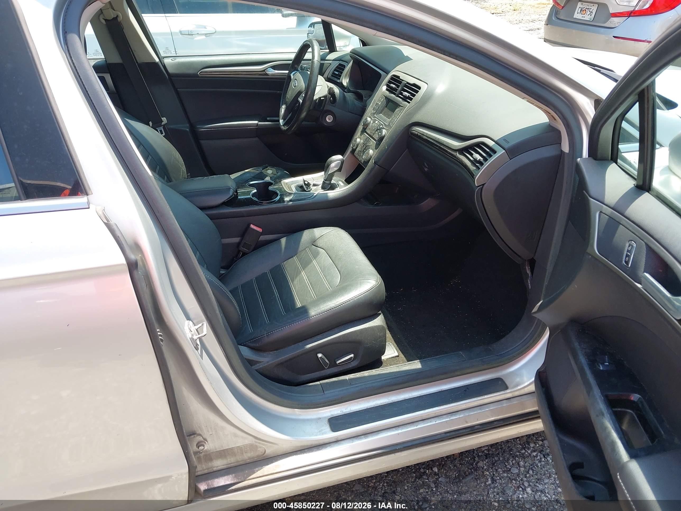 2014 Ford Fusion Se Silver vin: 3FA6P0H94ER292967