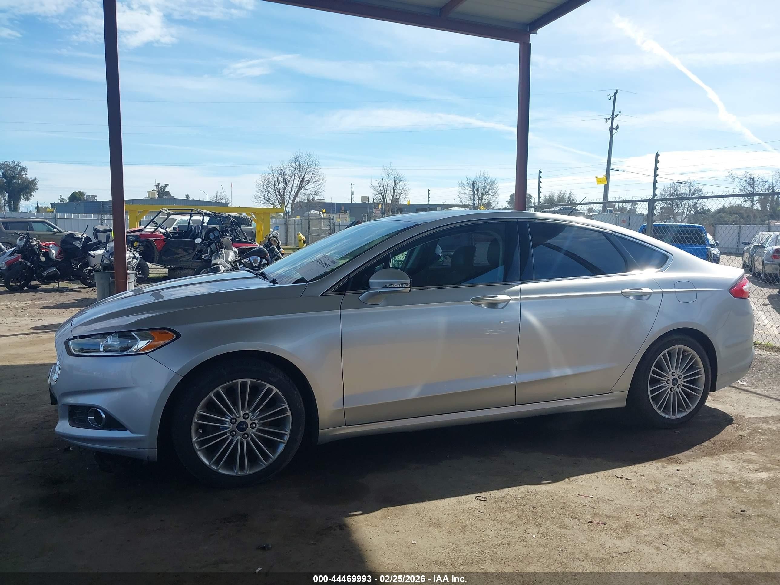 2015 Ford Fusion Se Silver vin: 3FA6P0H94FR208776
