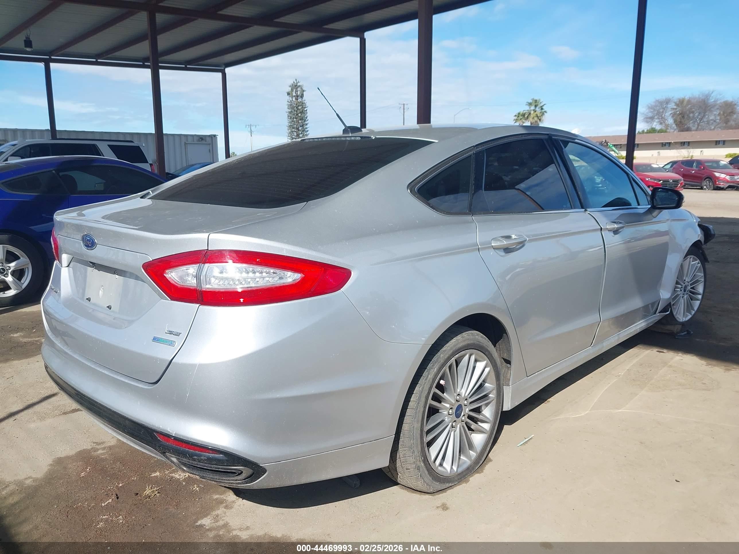 2015 Ford Fusion Se Silver vin: 3FA6P0H94FR208776