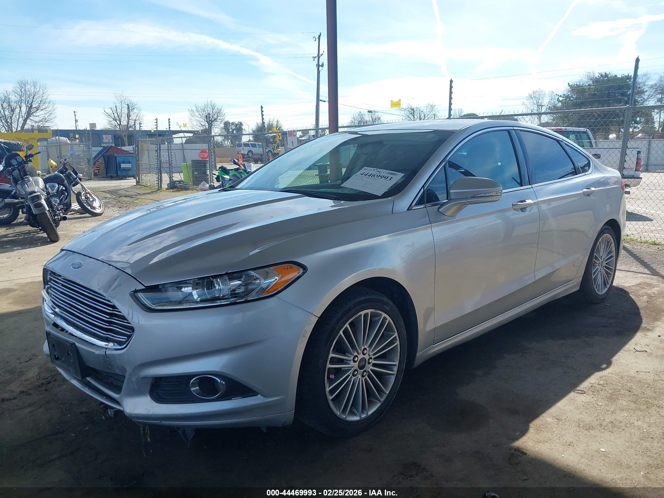 2015 Ford Fusion Se Silver vin: 3FA6P0H94FR208776