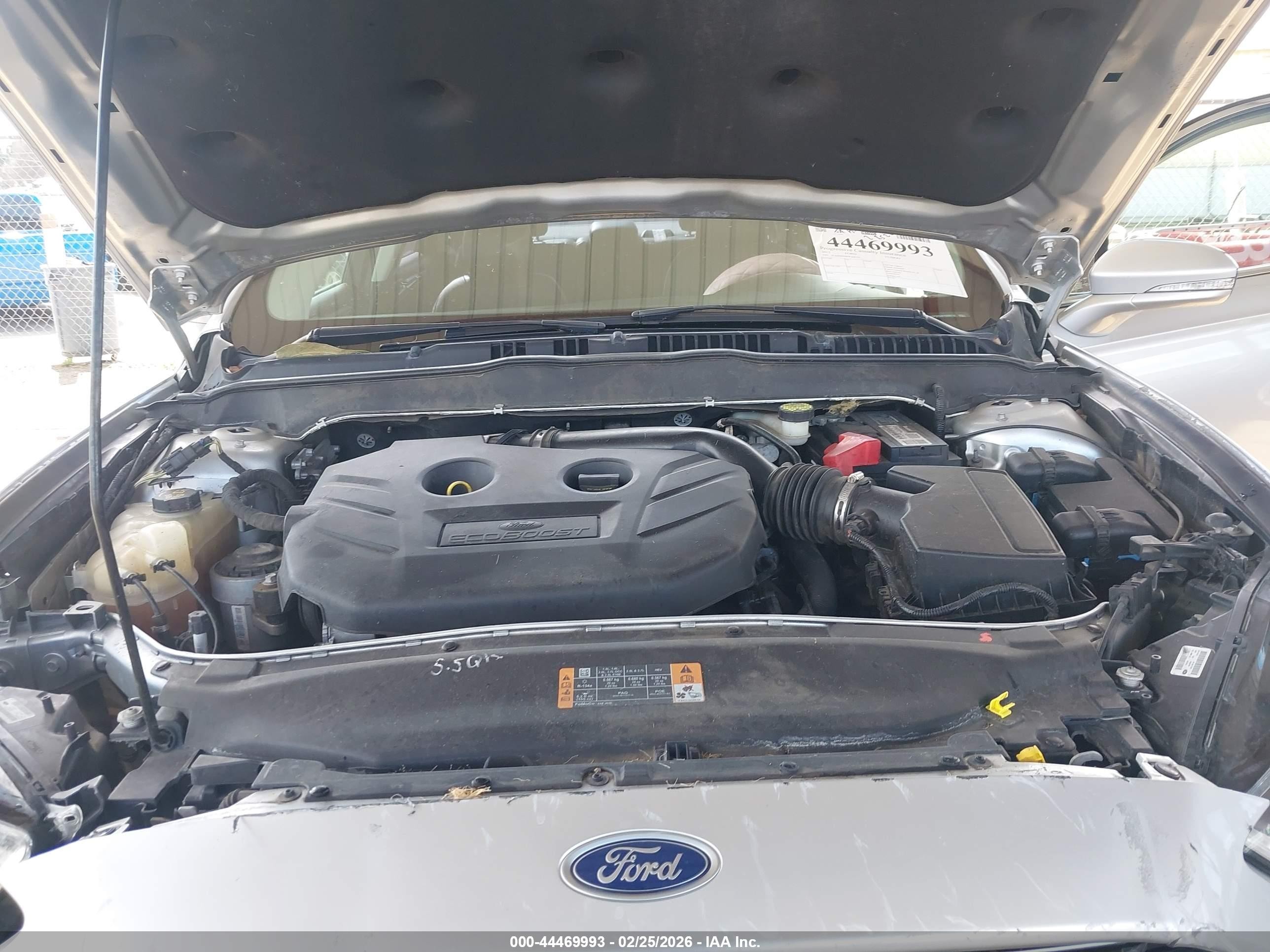 2015 Ford Fusion Se Silver vin: 3FA6P0H94FR208776