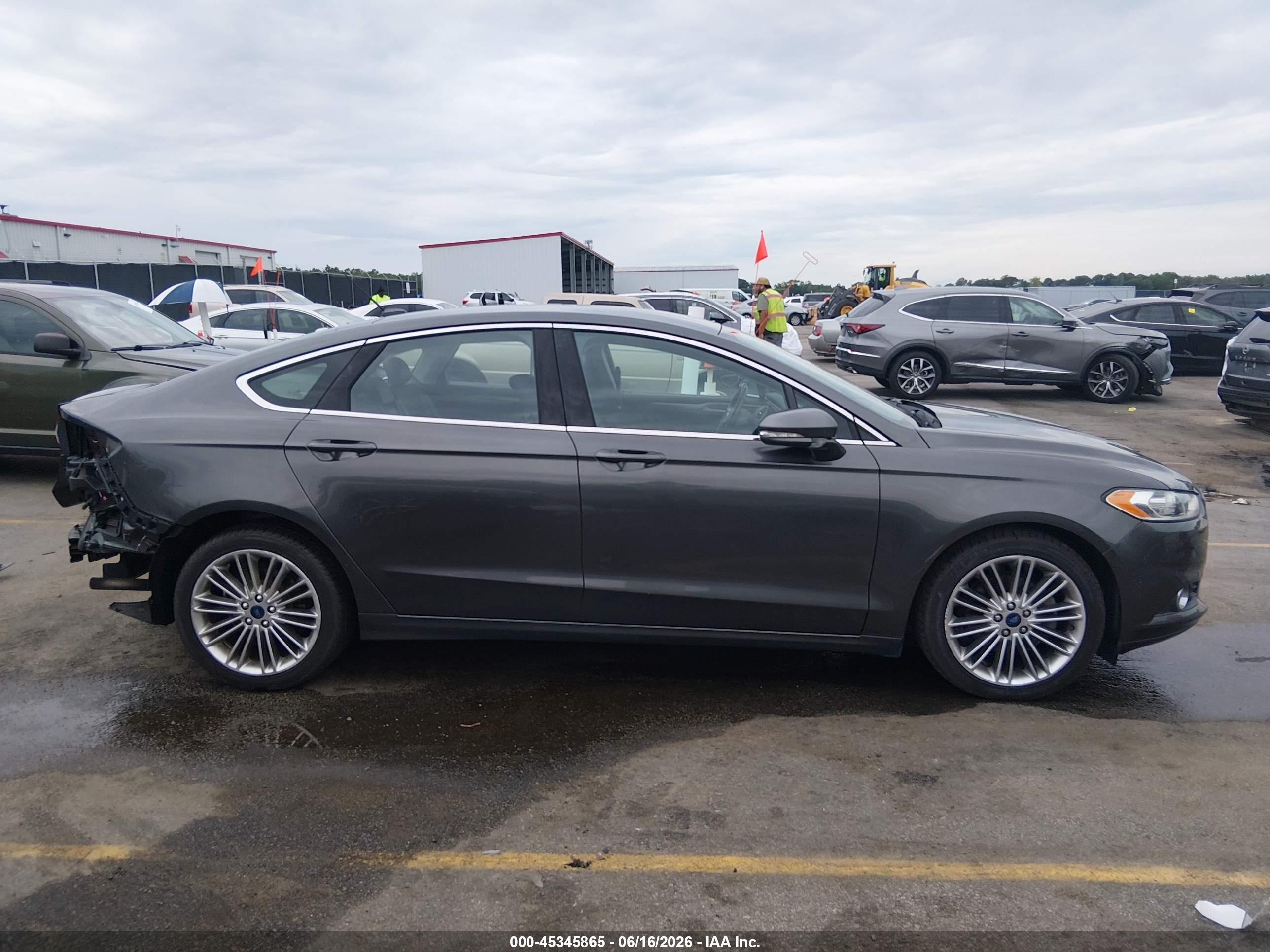 2015 Ford Fusion Se Серый vin: 3FA6P0H94FR231829