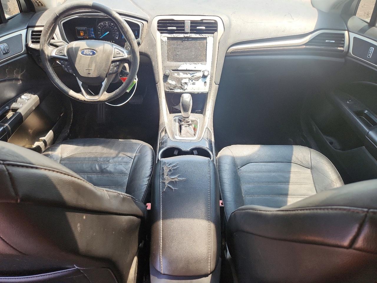 2015 Ford Fusion Se White vin: 3FA6P0H94FR233726
