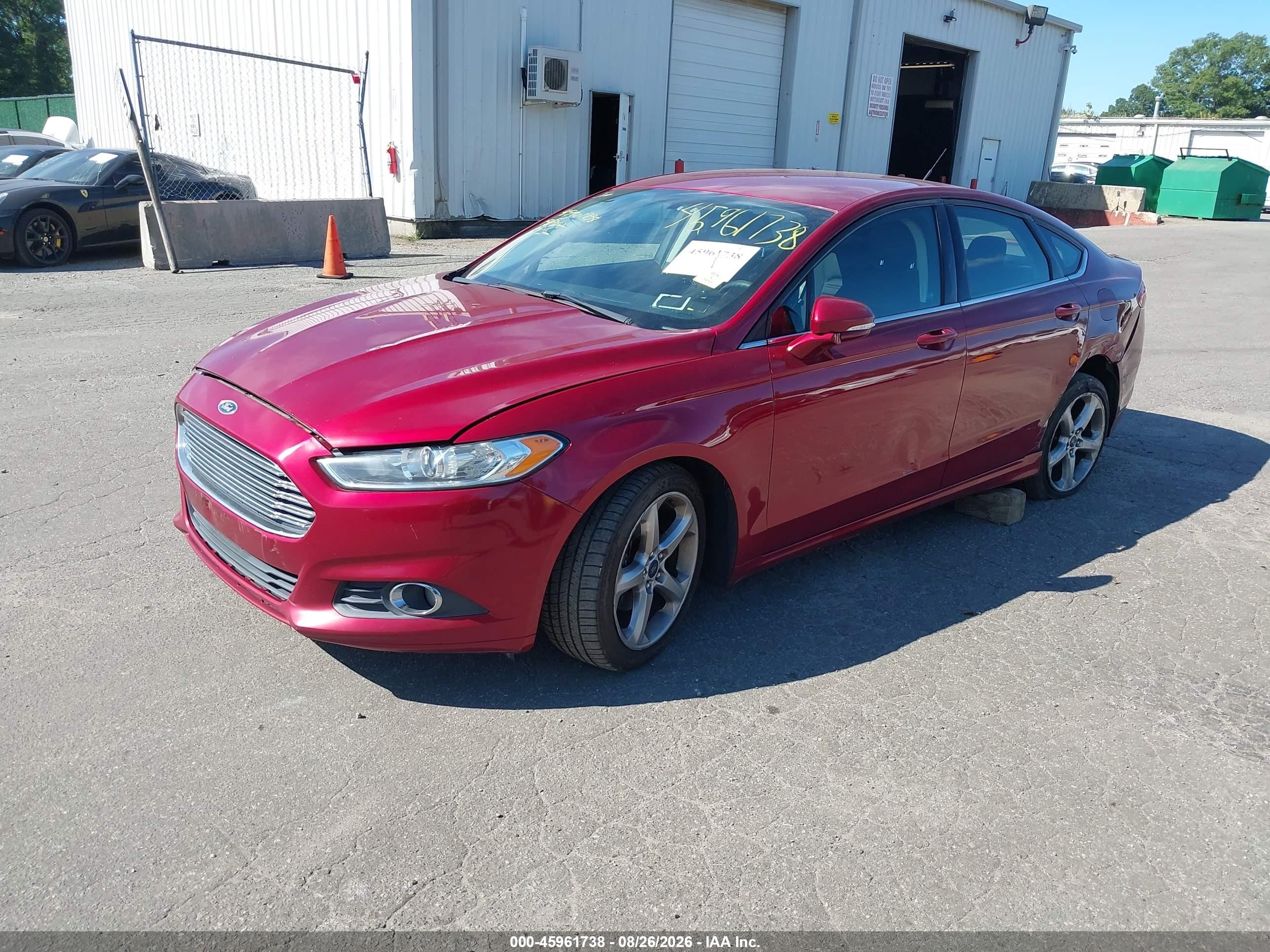 2015 Ford Fusion Se Red vin: 3FA6P0H94FR269061