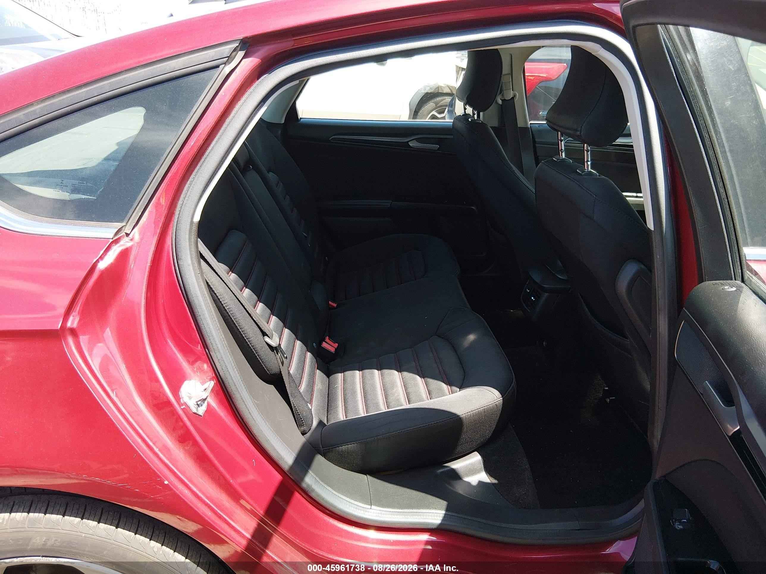 2015 Ford Fusion Se Red vin: 3FA6P0H94FR269061