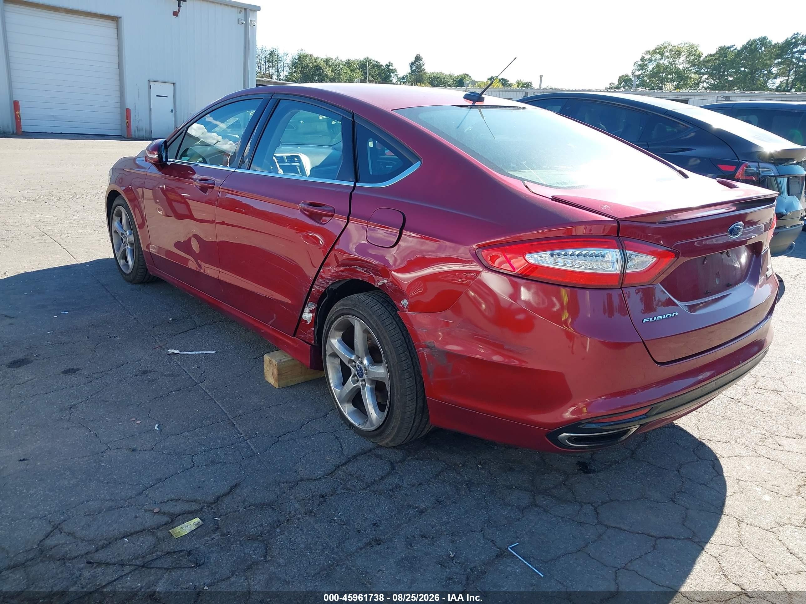 2015 Ford Fusion Se Red vin: 3FA6P0H94FR269061