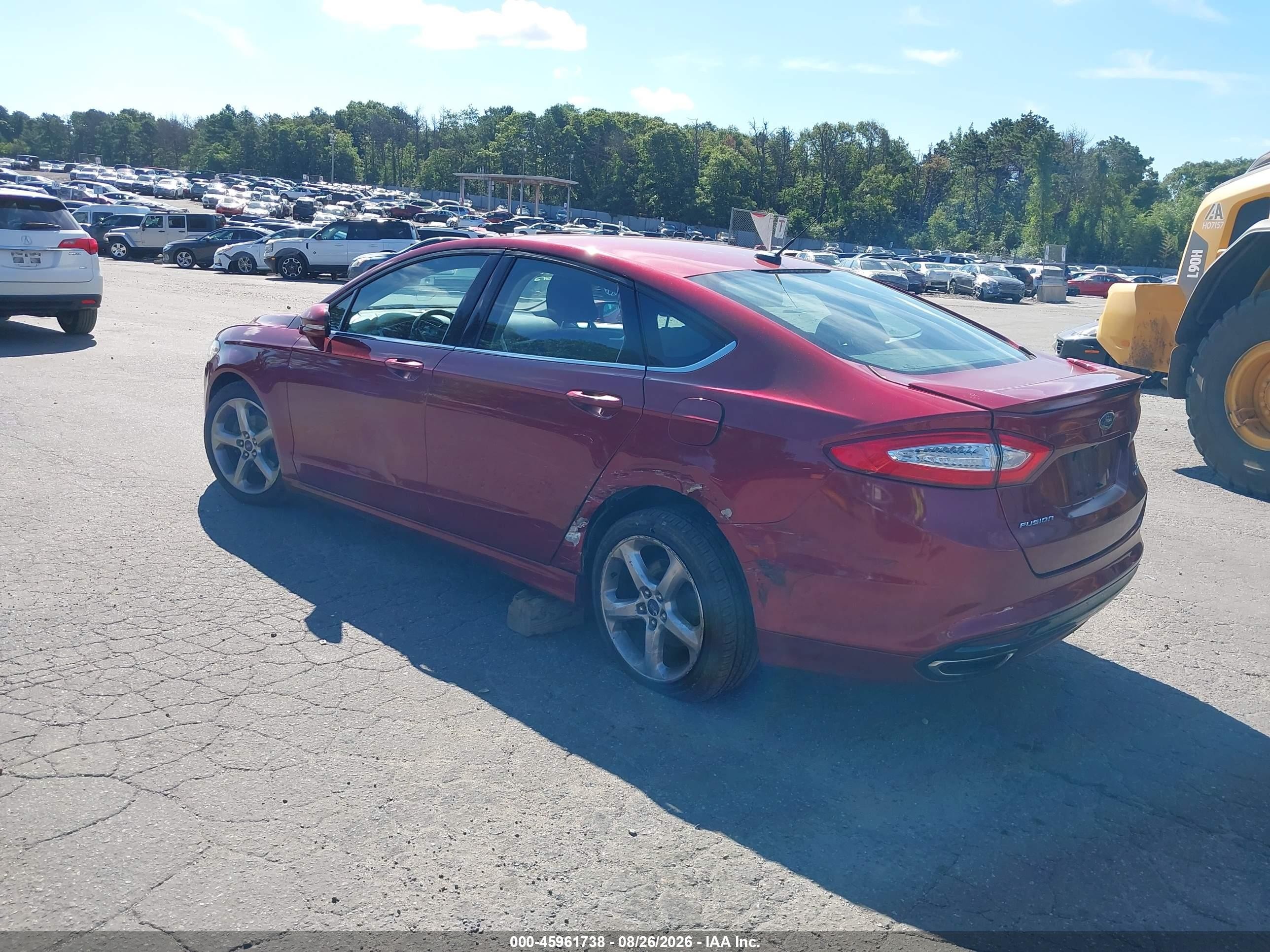 2015 Ford Fusion Se Red vin: 3FA6P0H94FR269061