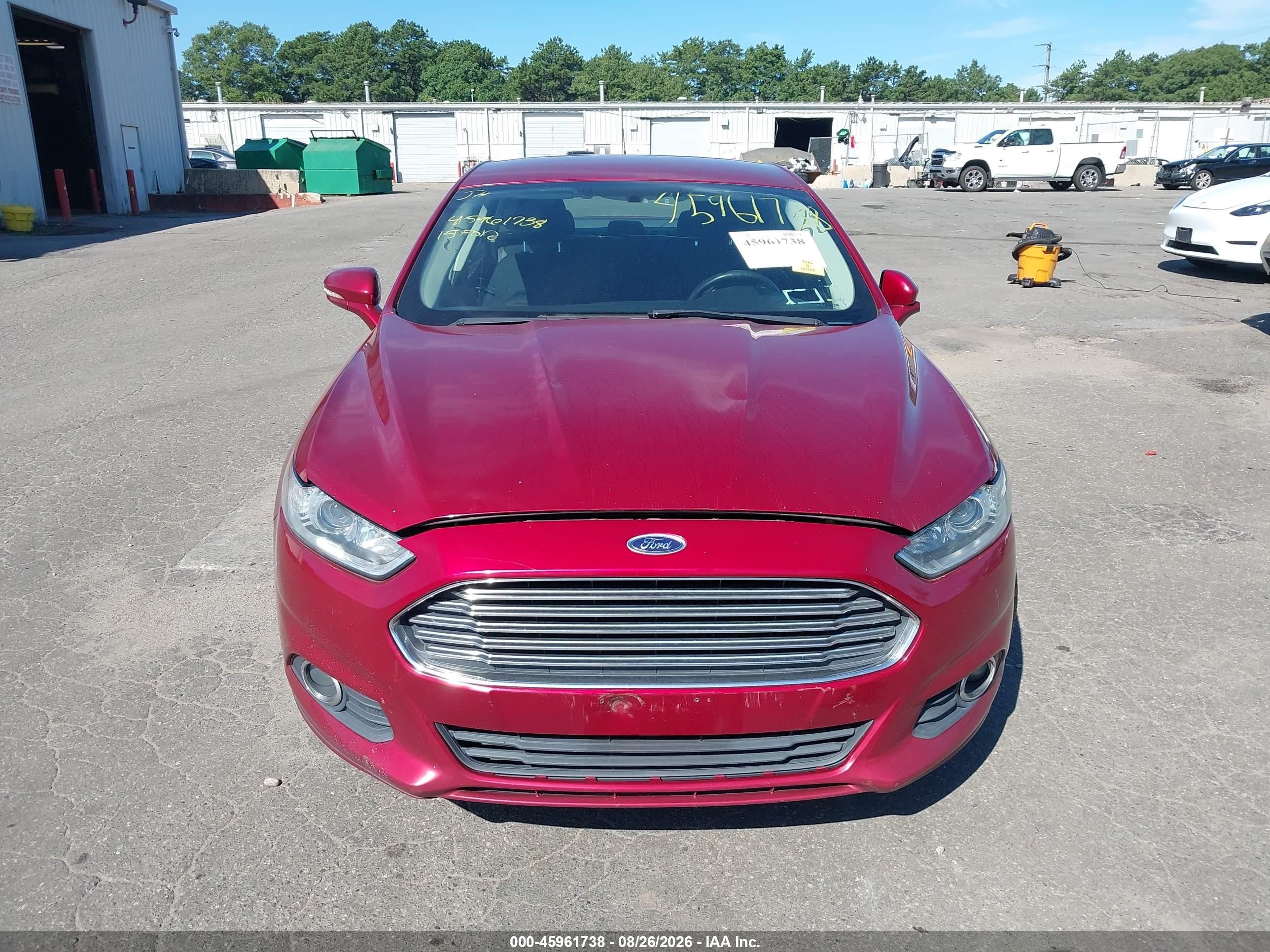 2015 Ford Fusion Se Red vin: 3FA6P0H94FR269061