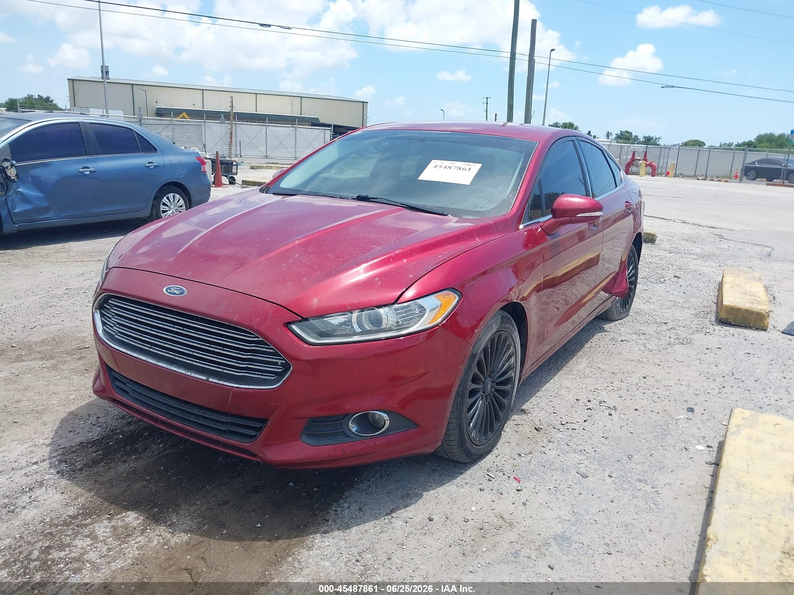 2015 Ford Fusion Se Red vin: 3FA6P0H94FR283980