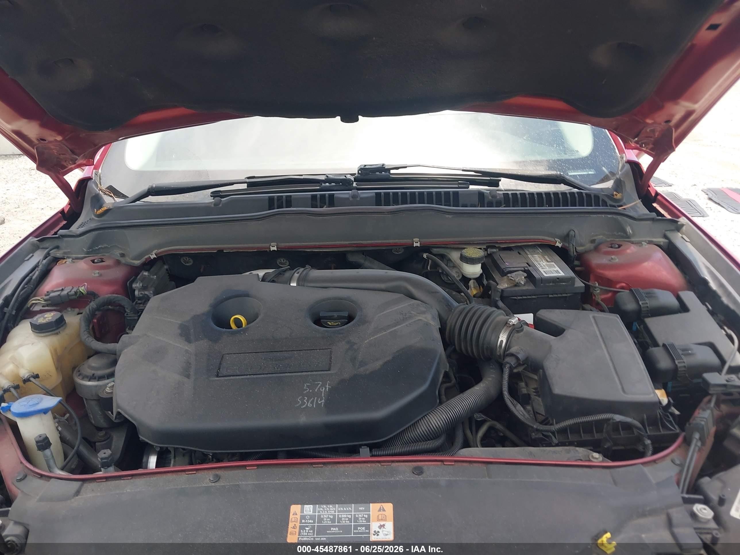 2015 Ford Fusion Se Red vin: 3FA6P0H94FR283980