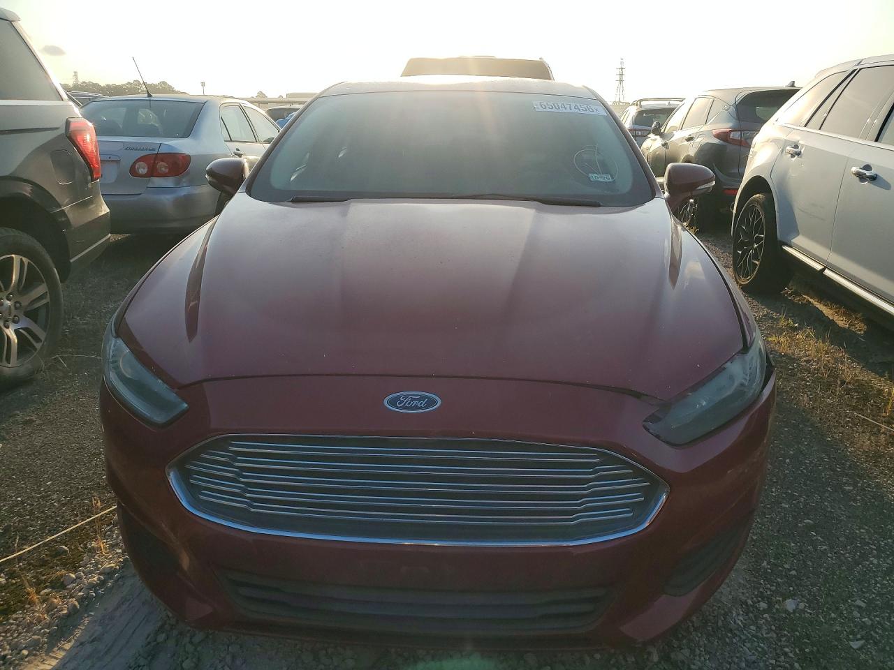 2015 Ford Fusion Se Burgundy vin: 3FA6P0H94FR293327
