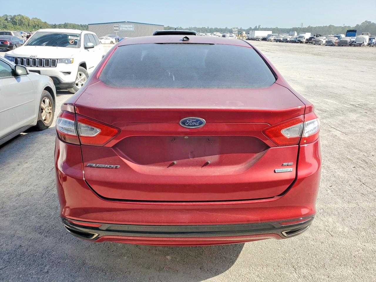 2015 Ford Fusion Se Burgundy vin: 3FA6P0H94FR293327