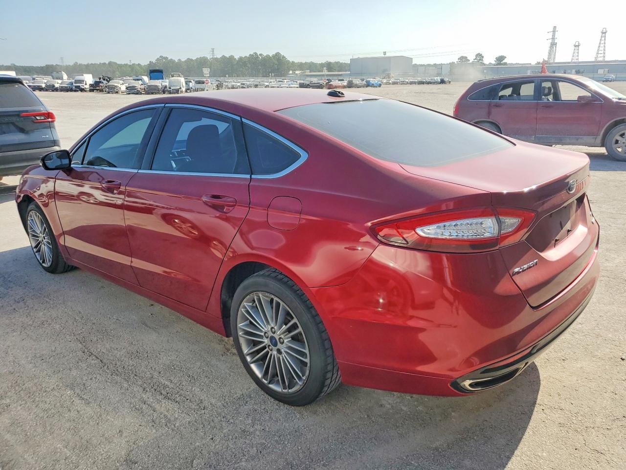 2015 Ford Fusion Se Burgundy vin: 3FA6P0H94FR293327
