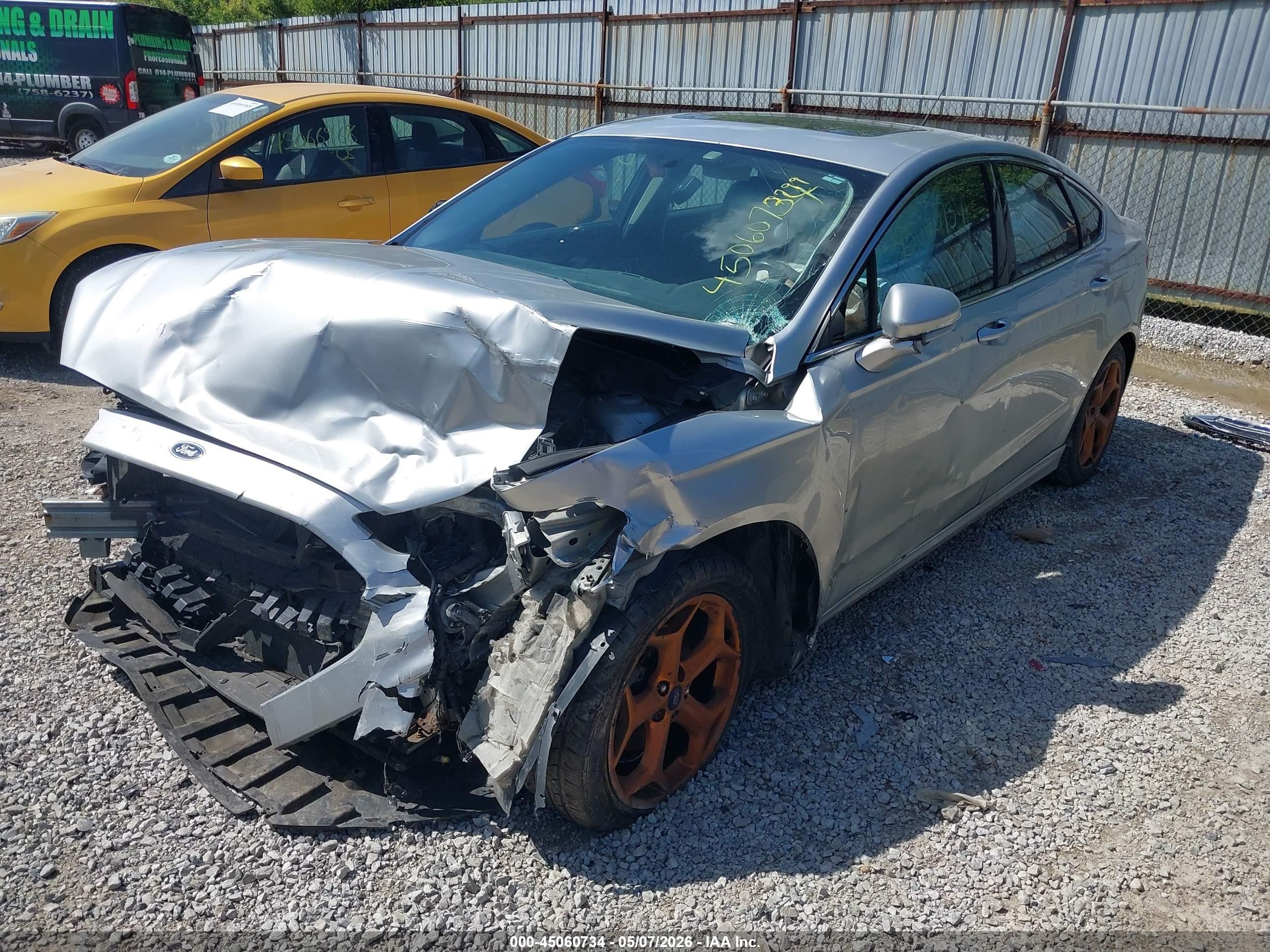 2013 Ford Fusion Se Silver vin: 3FA6P0H95DR157799