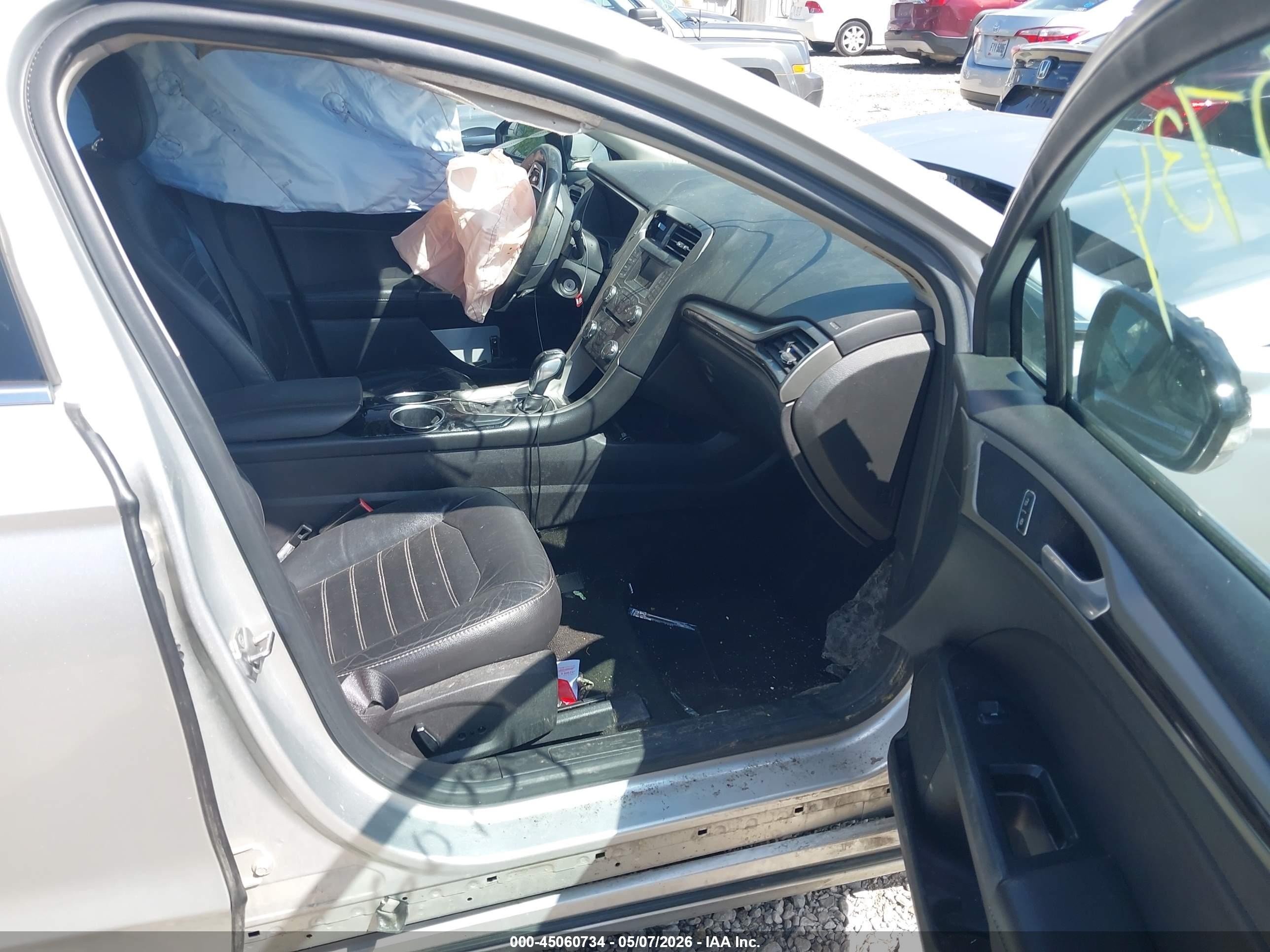 2013 Ford Fusion Se Silver vin: 3FA6P0H95DR157799