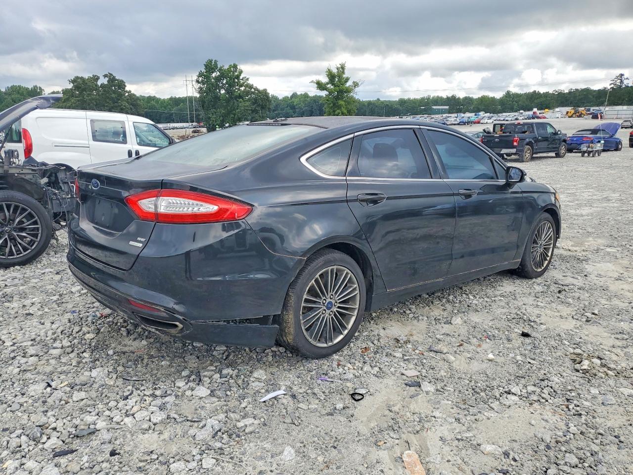 2013 Ford Fusion Se Black vin: 3FA6P0H95DR178751