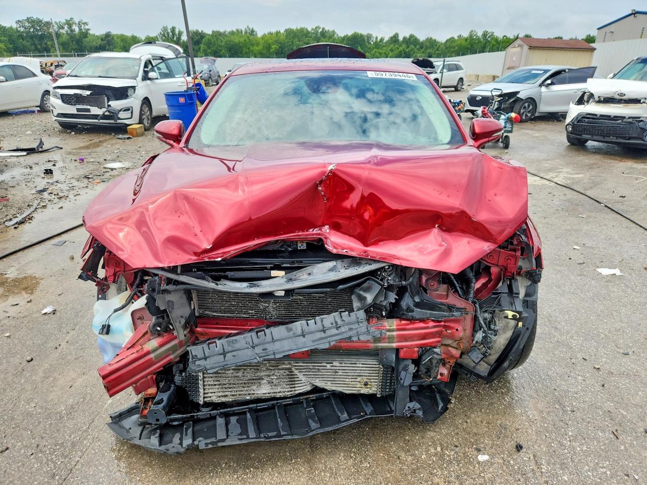 2013 Ford Fusion Se Burgundy vin: 3FA6P0H95DR183058