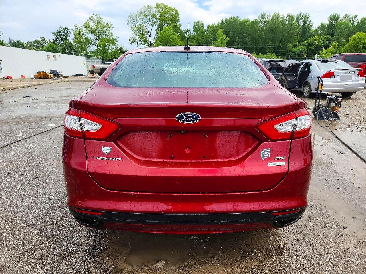 2013 Ford Fusion Se Burgundy vin: 3FA6P0H95DR183058