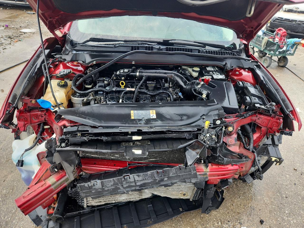 2013 Ford Fusion Se Burgundy vin: 3FA6P0H95DR183058