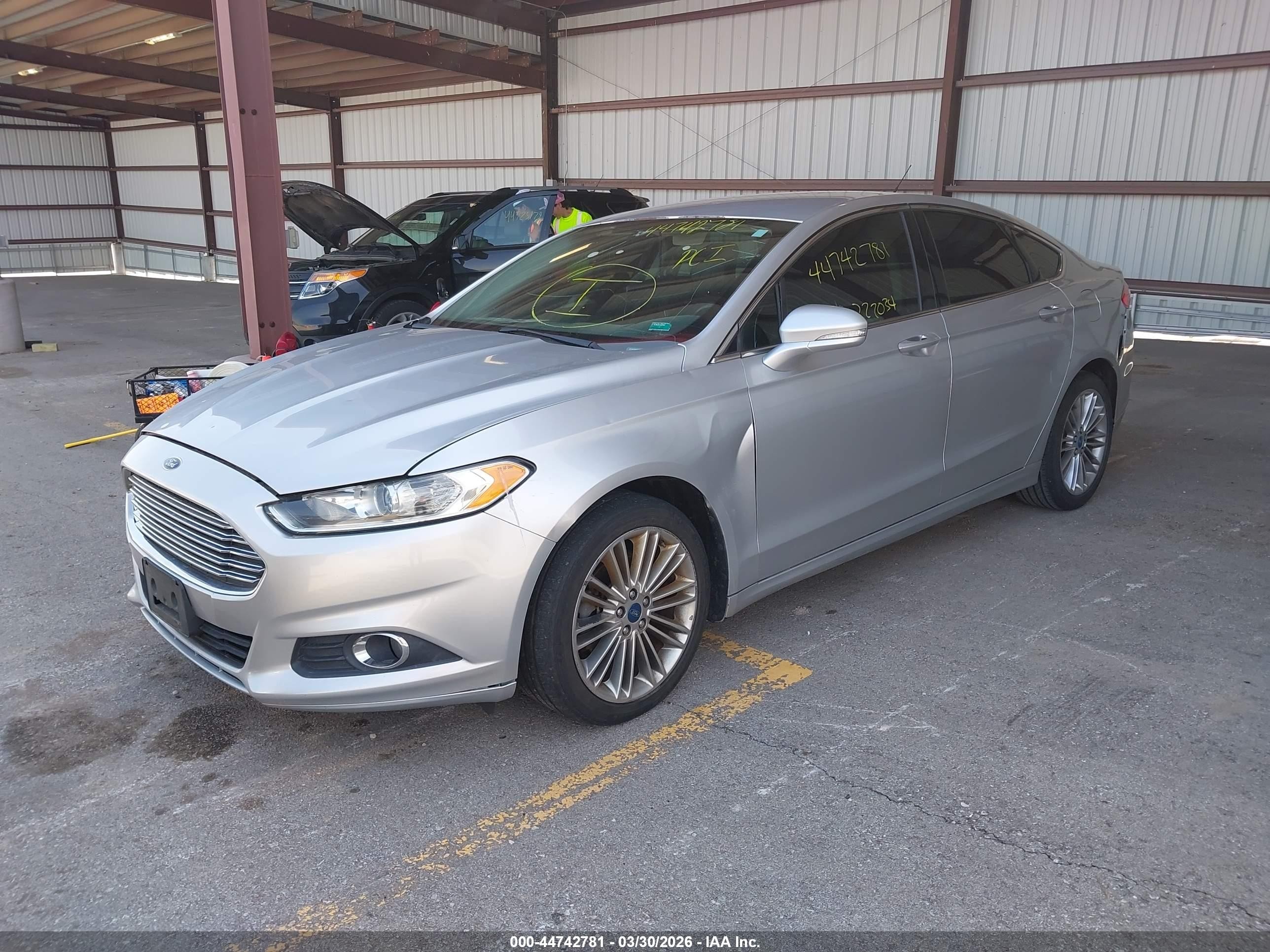 2013 Ford Fusion Se Silver vin: 3FA6P0H95DR248331