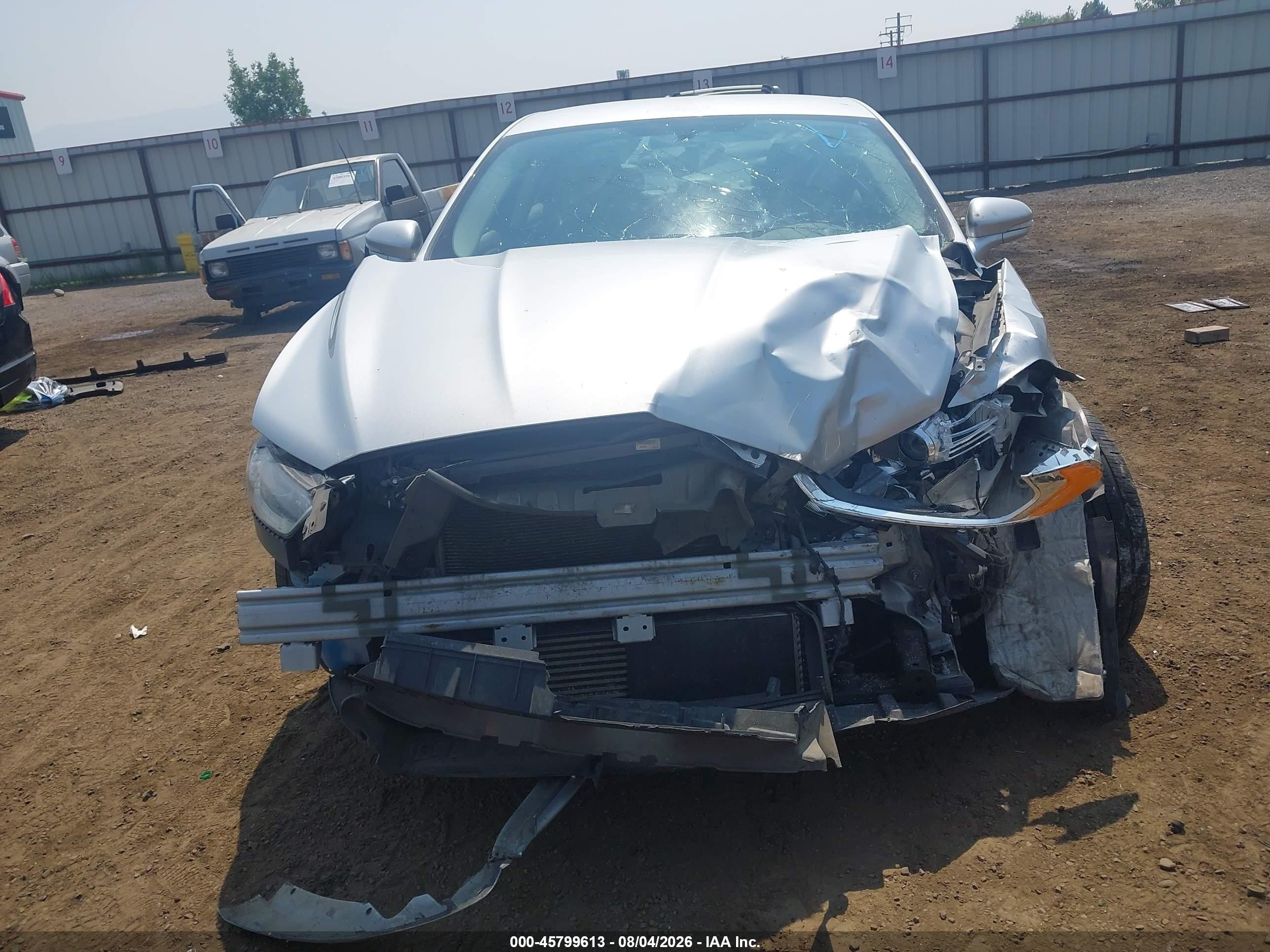 2013 Ford Fusion Se Silver vin: 3FA6P0H95DR388668
