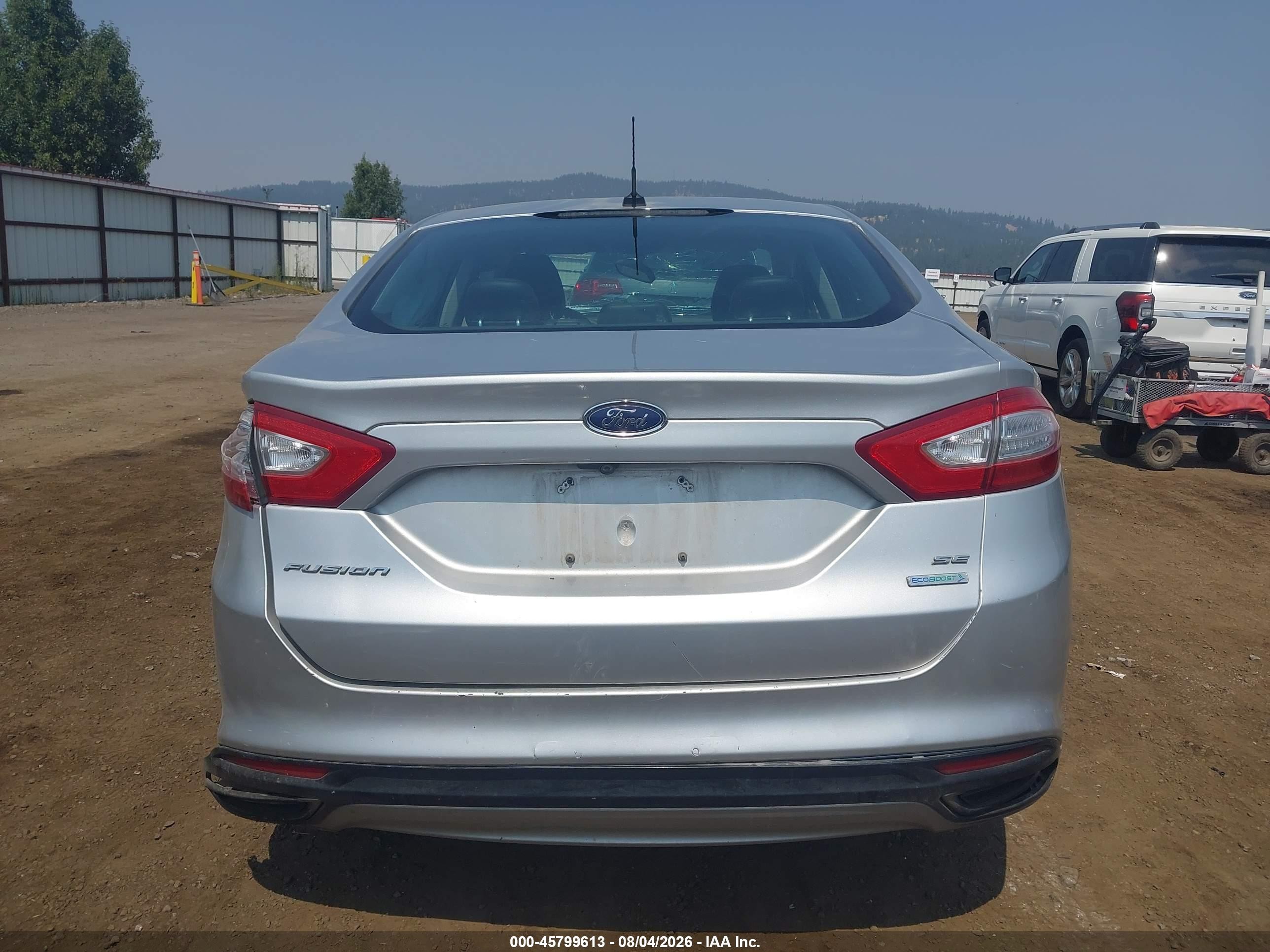 2013 Ford Fusion Se Silver vin: 3FA6P0H95DR388668