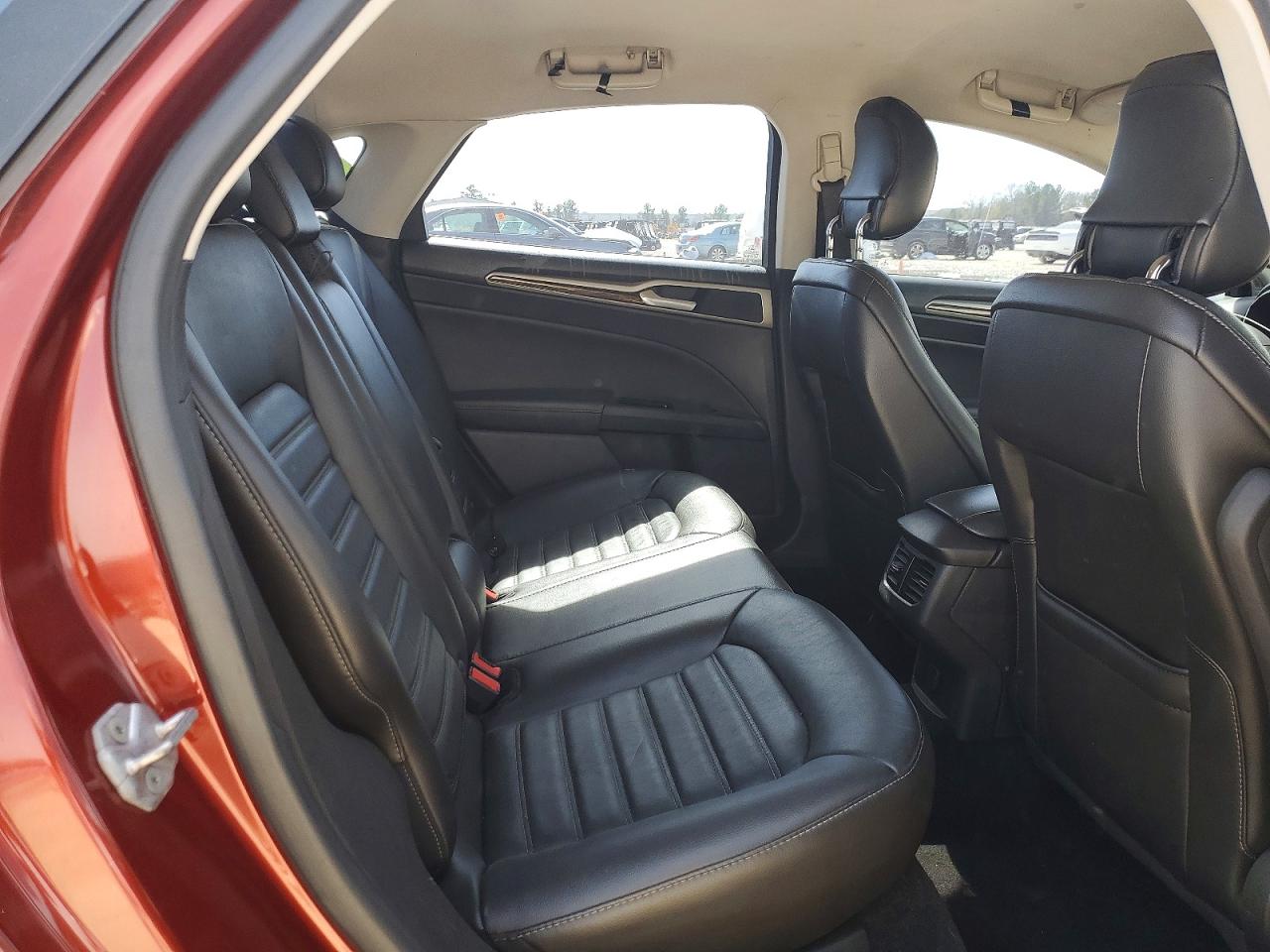 2014 Ford Fusion Se Orange vin: 3FA6P0H95ER128675
