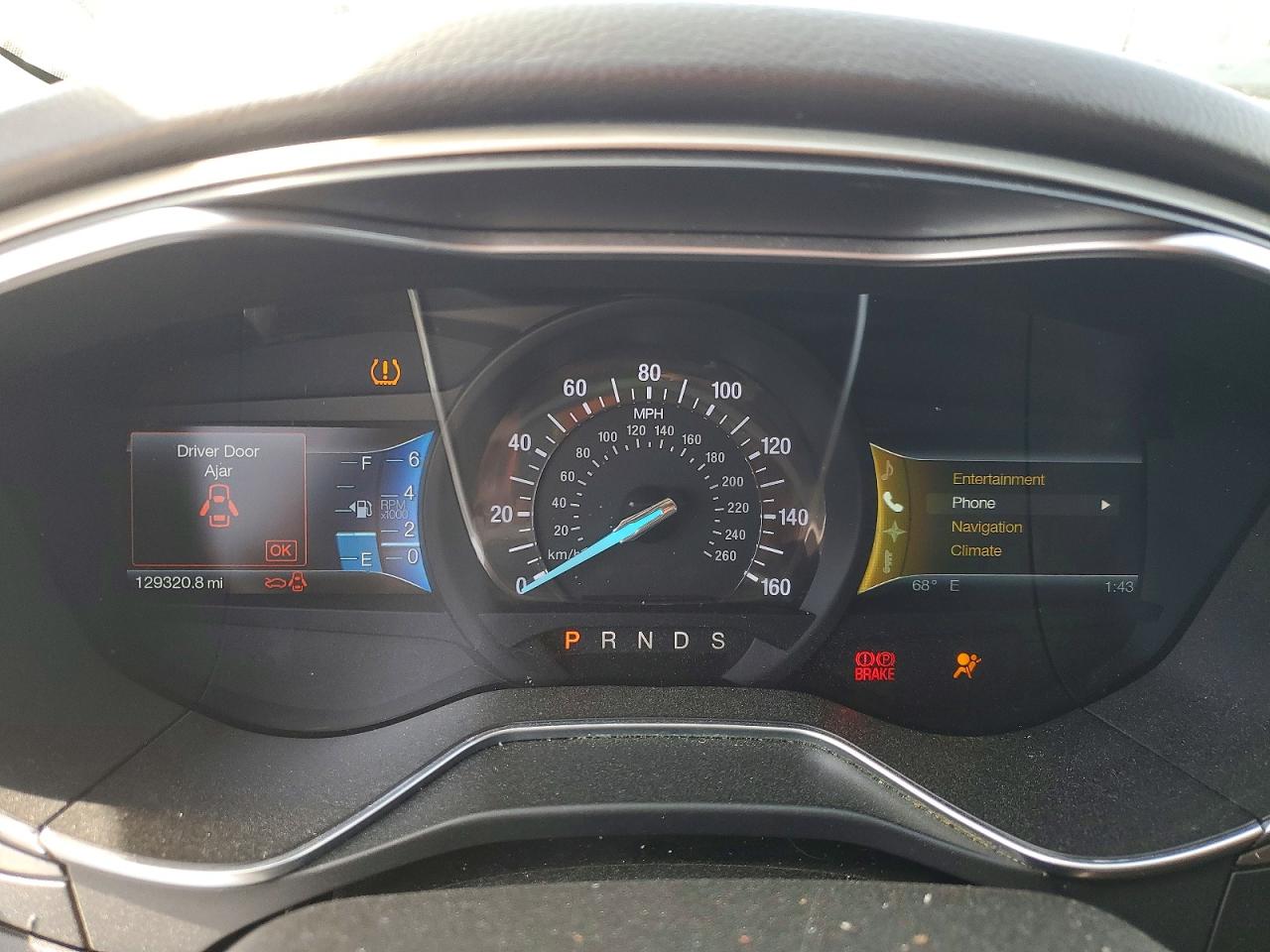 2014 Ford Fusion Se Orange vin: 3FA6P0H95ER128675